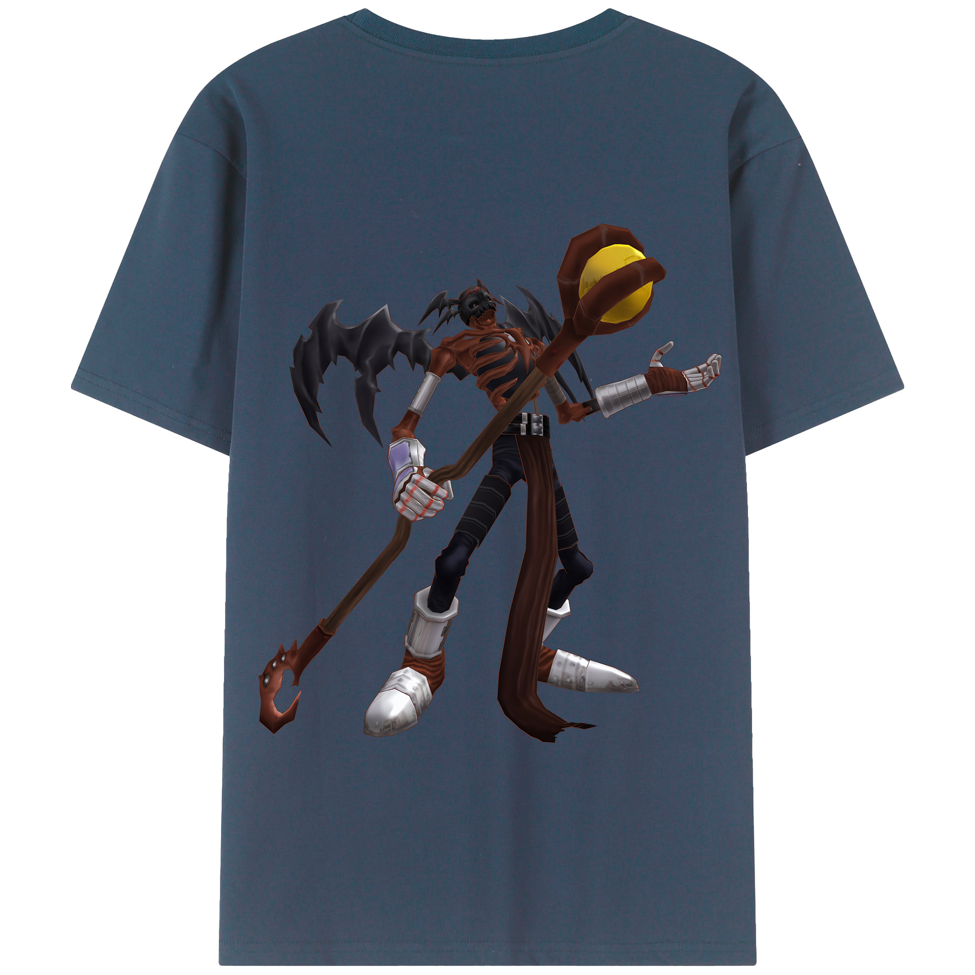 （画像用） Digimon デジタルモンスター/デジモン 綿100％半袖Tシャツ（背面プリント）