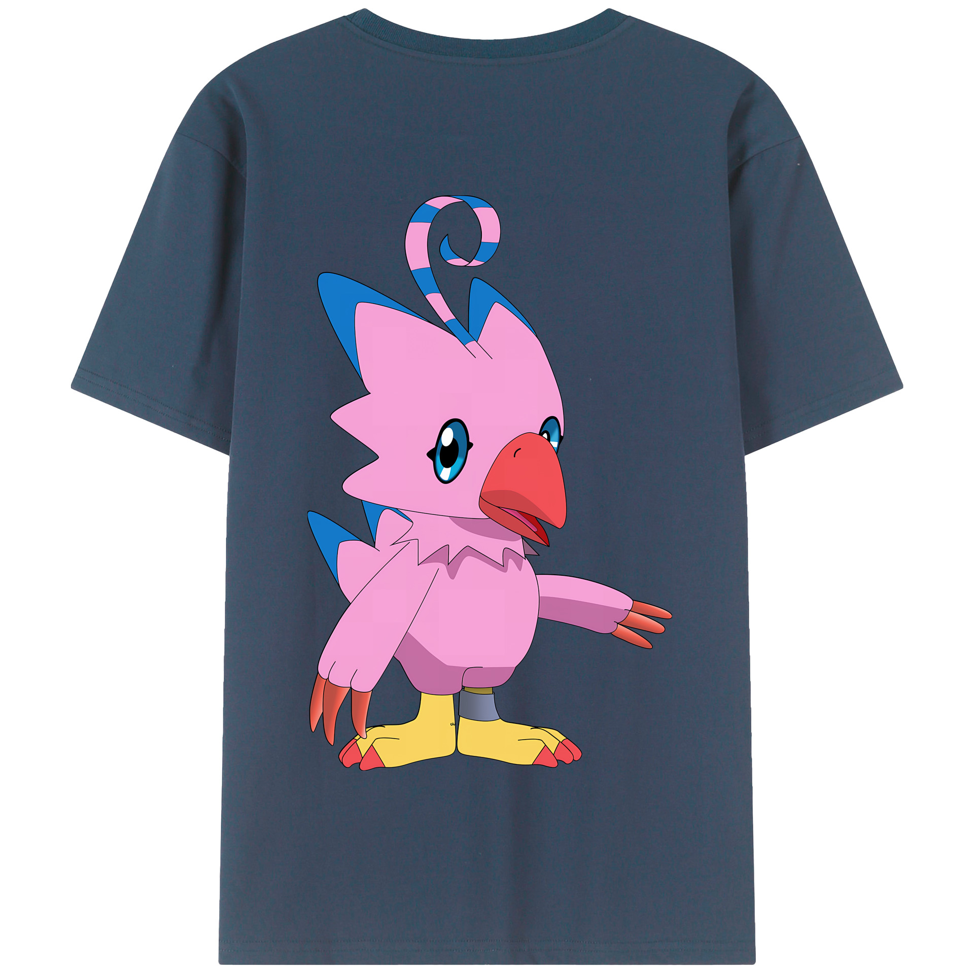 （画像用） Digimon デジタルモンスター/デジモン 綿100％半袖Tシャツ（背面プリント）