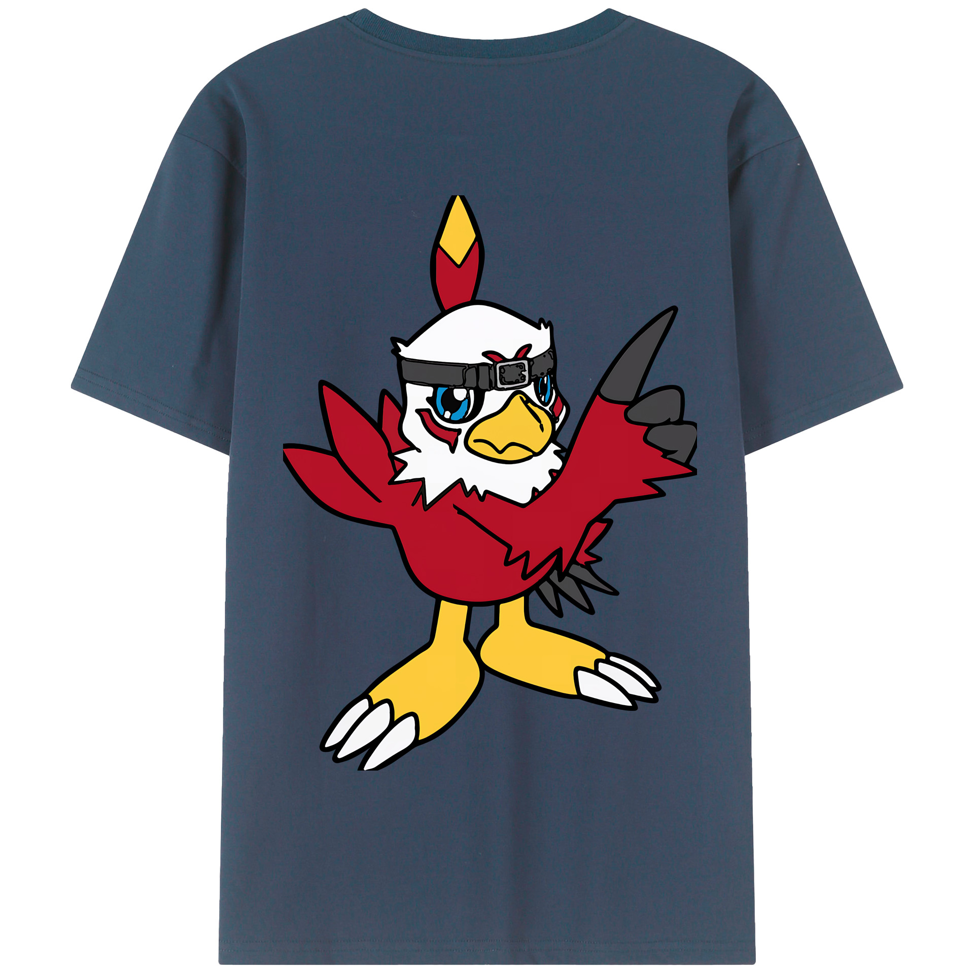 （画像用） Digimon デジタルモンスター/デジモン 綿100％半袖Tシャツ（背面プリント）