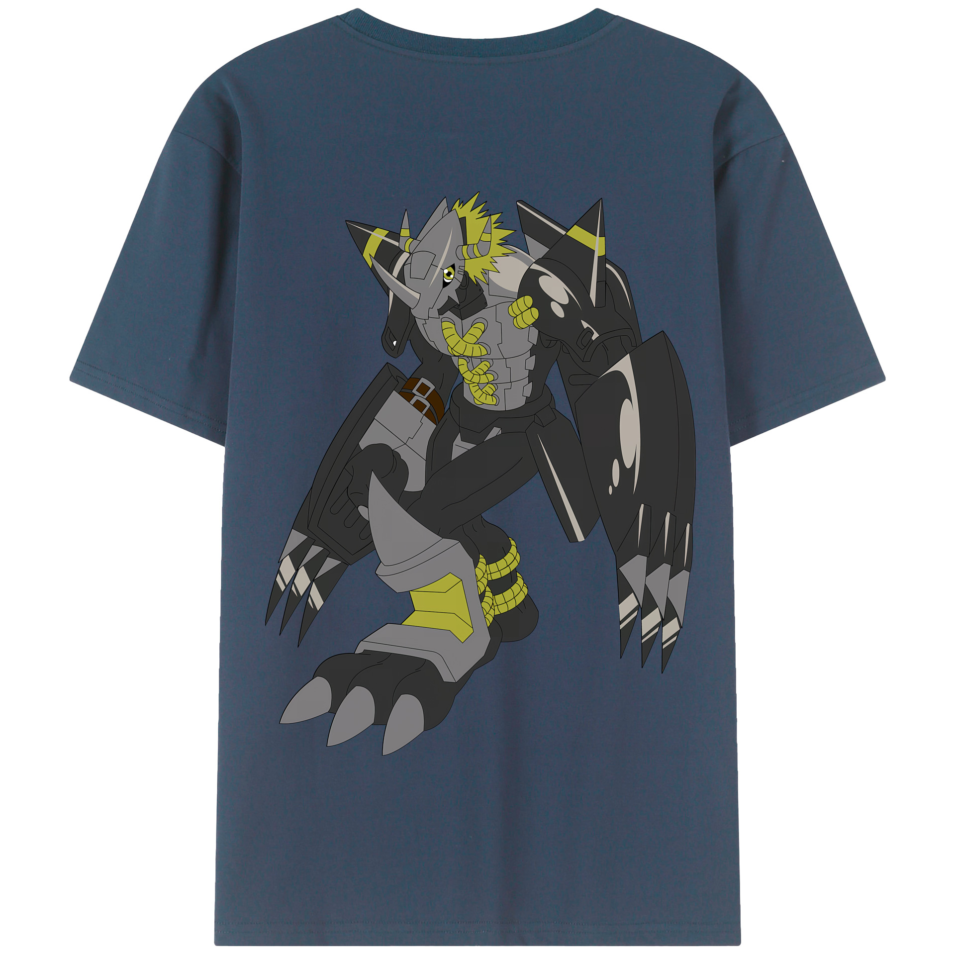 （画像用） Digimon デジタルモンスター/デジモン 綿100％半袖Tシャツ（背面プリント）