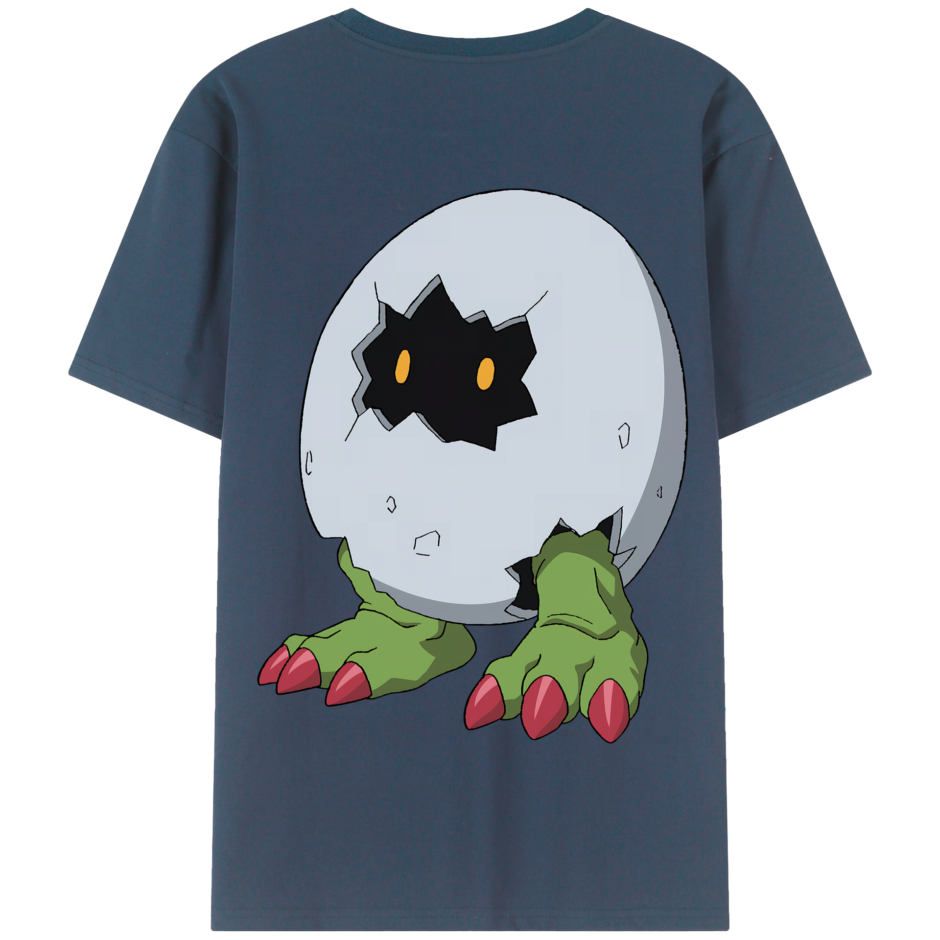 （画像用） Digimon デジタルモンスター/デジモン 綿100％半袖Tシャツ（背面プリント）