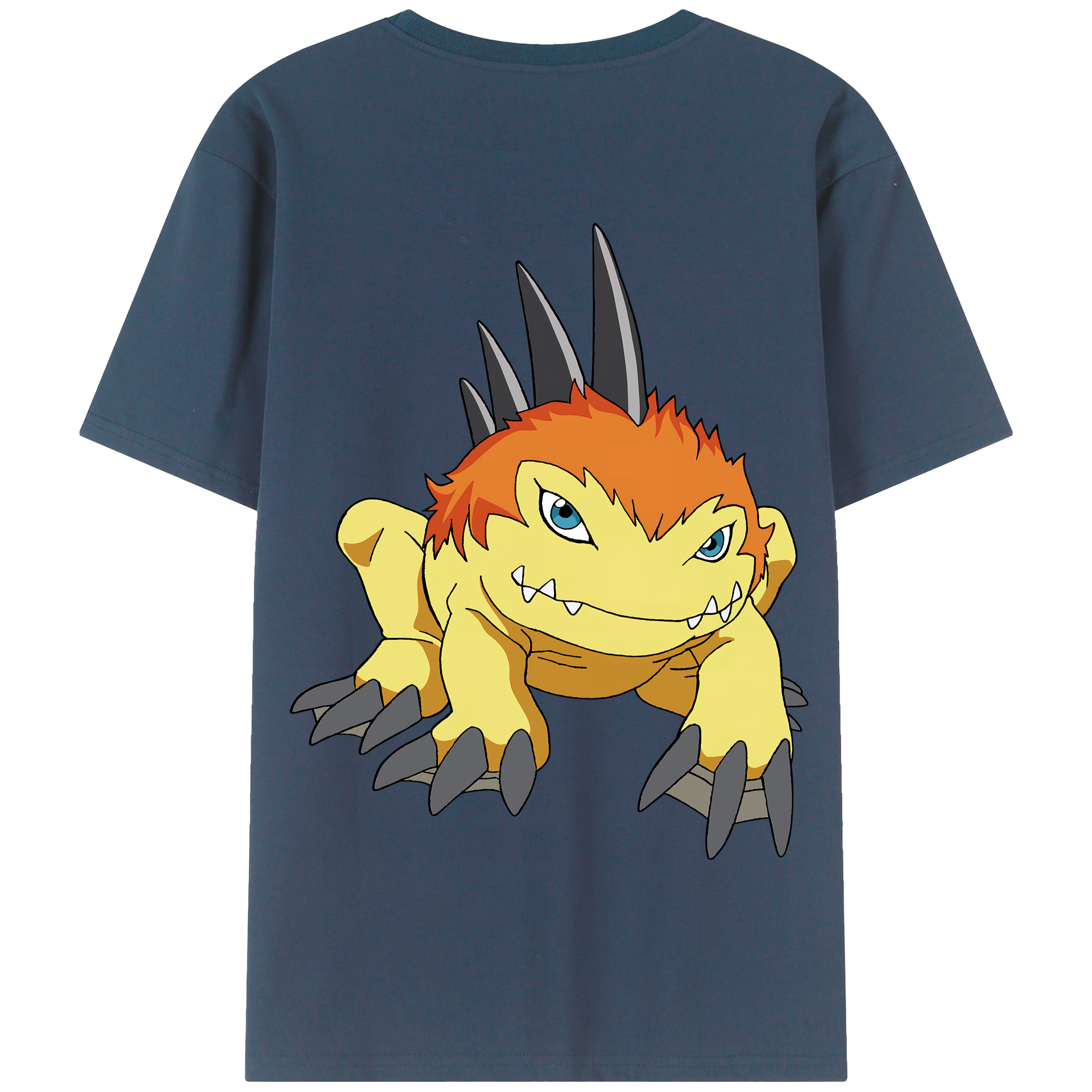 （画像用） Digimon デジタルモンスター/デジモン 綿100％半袖Tシャツ（背面プリント）