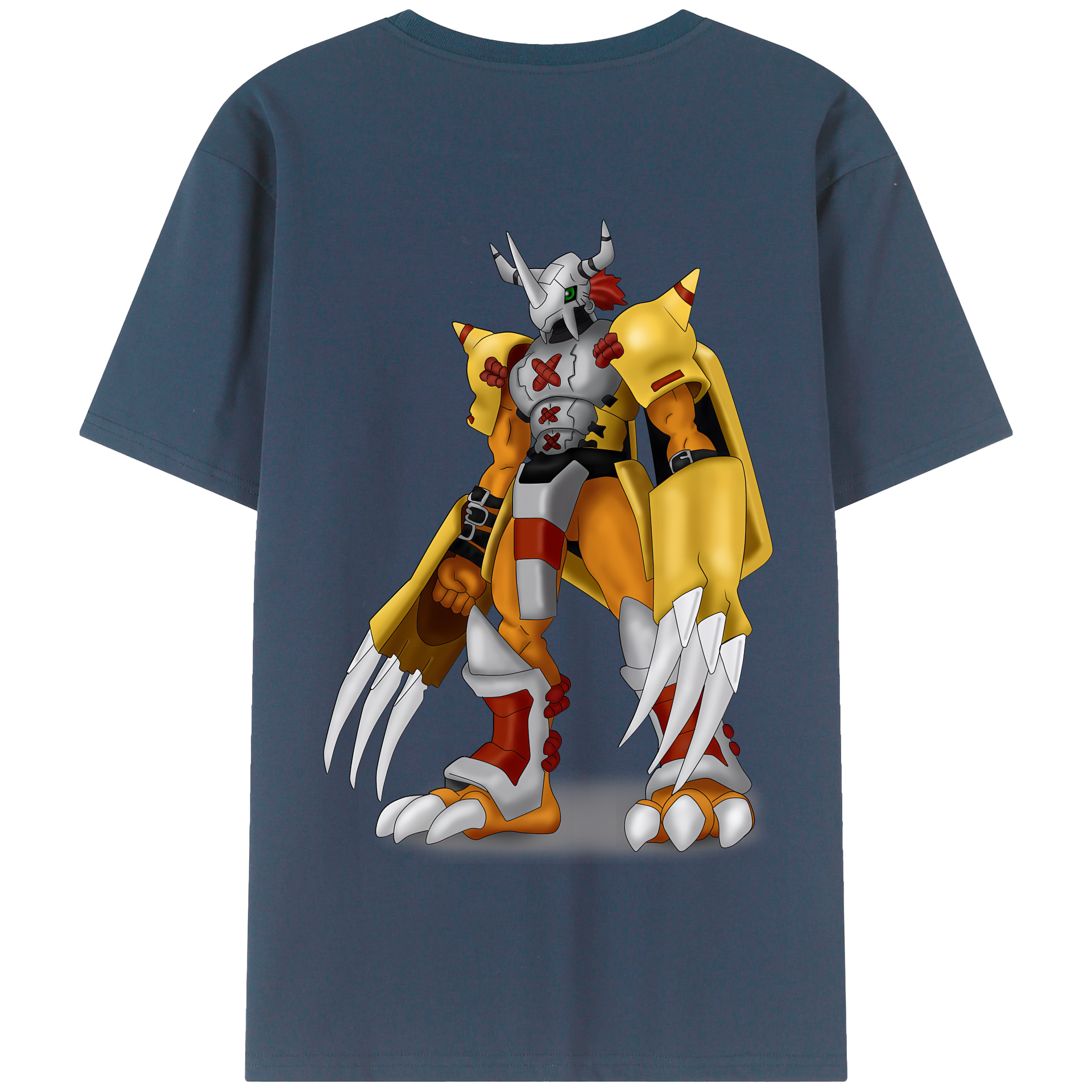 （画像用） Digimon デジタルモンスター/デジモン 綿100％半袖Tシャツ（背面プリント）