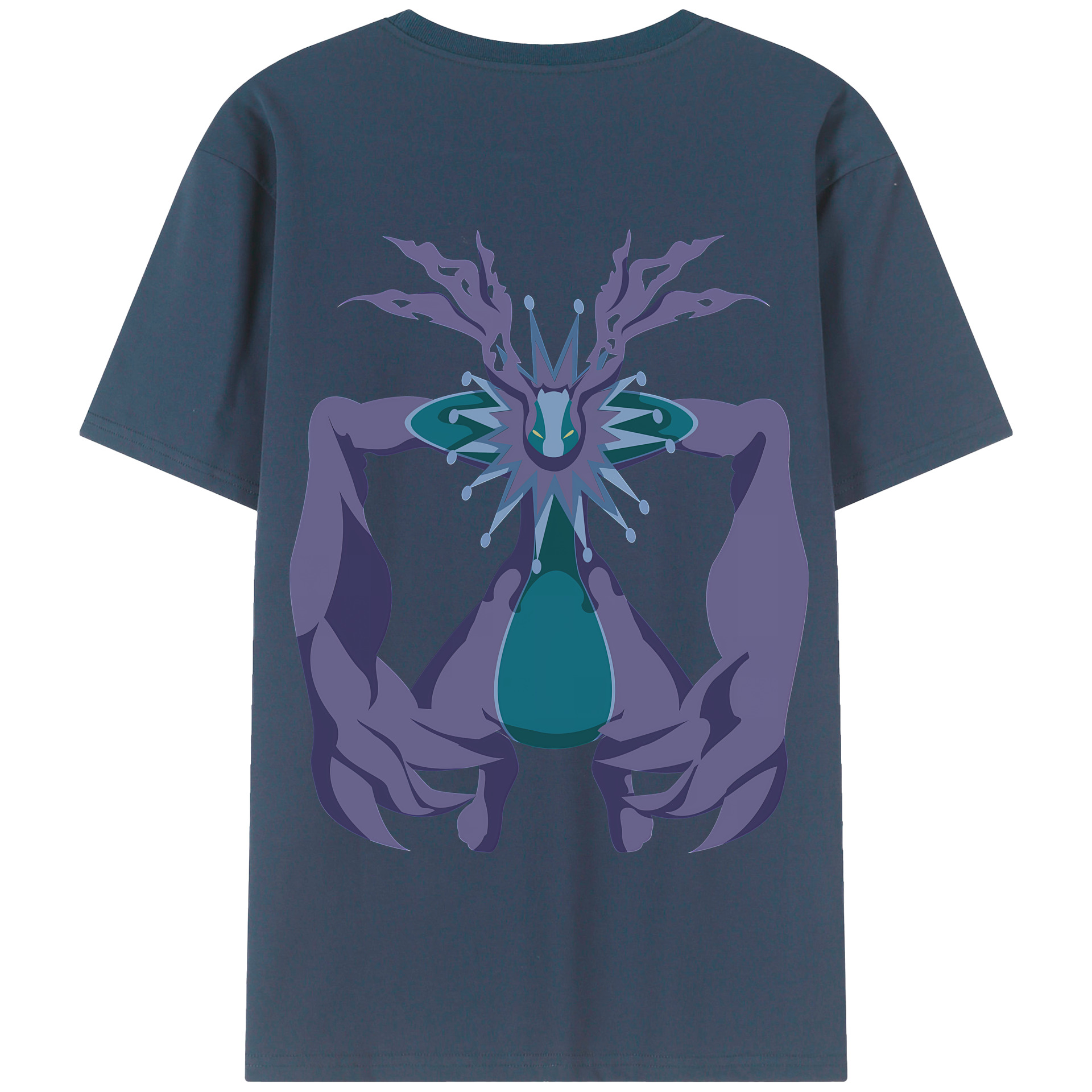 （画像用） Digimon デジタルモンスター/デジモン 綿100％半袖Tシャツ（背面プリント）