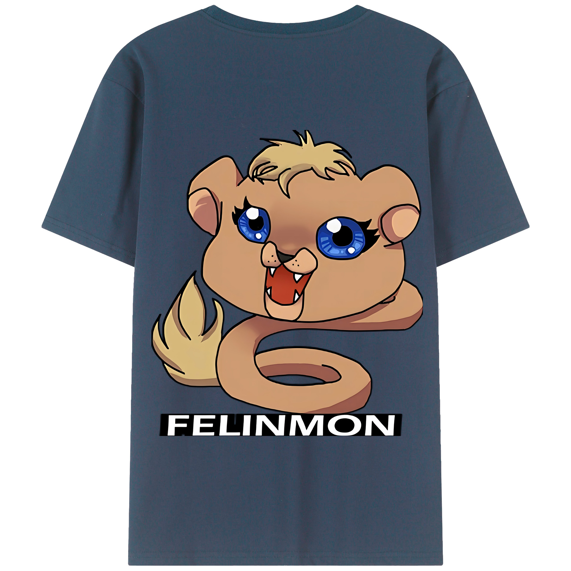 （画像用） Digimon デジタルモンスター/デジモン 綿100％半袖Tシャツ（背面プリント）