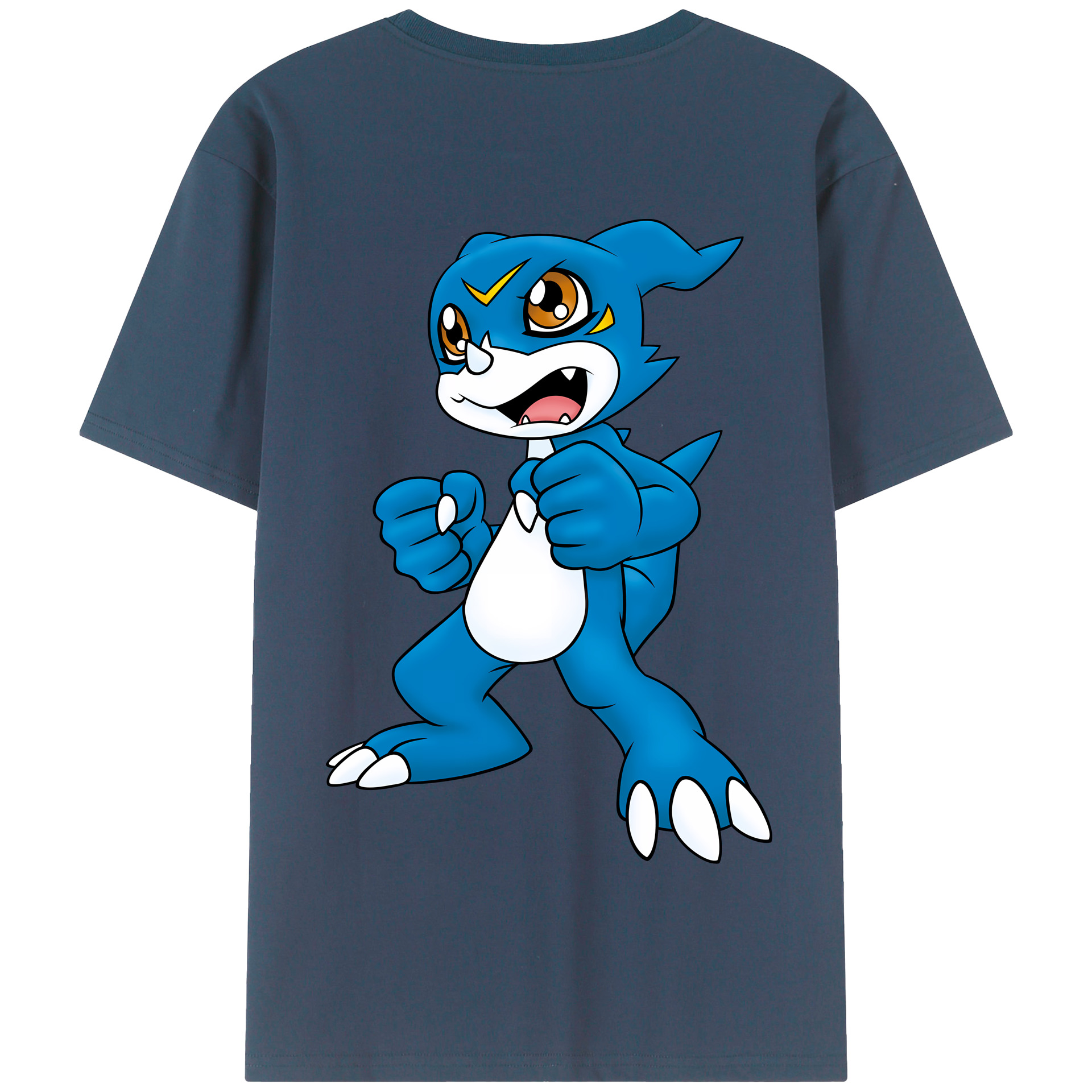（画像用） Digimon デジタルモンスター/デジモン 綿100％半袖Tシャツ（背面プリント）