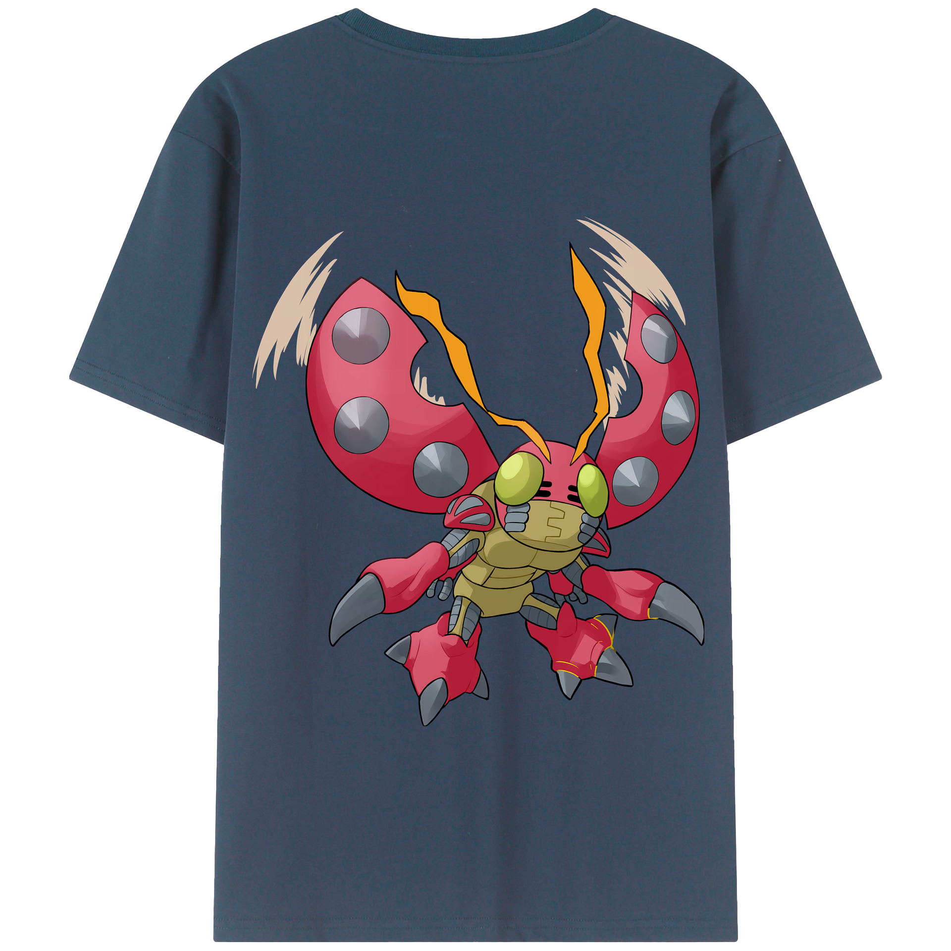 （画像用） Digimon デジタルモンスター/デジモン 綿100％半袖Tシャツ（背面プリント）