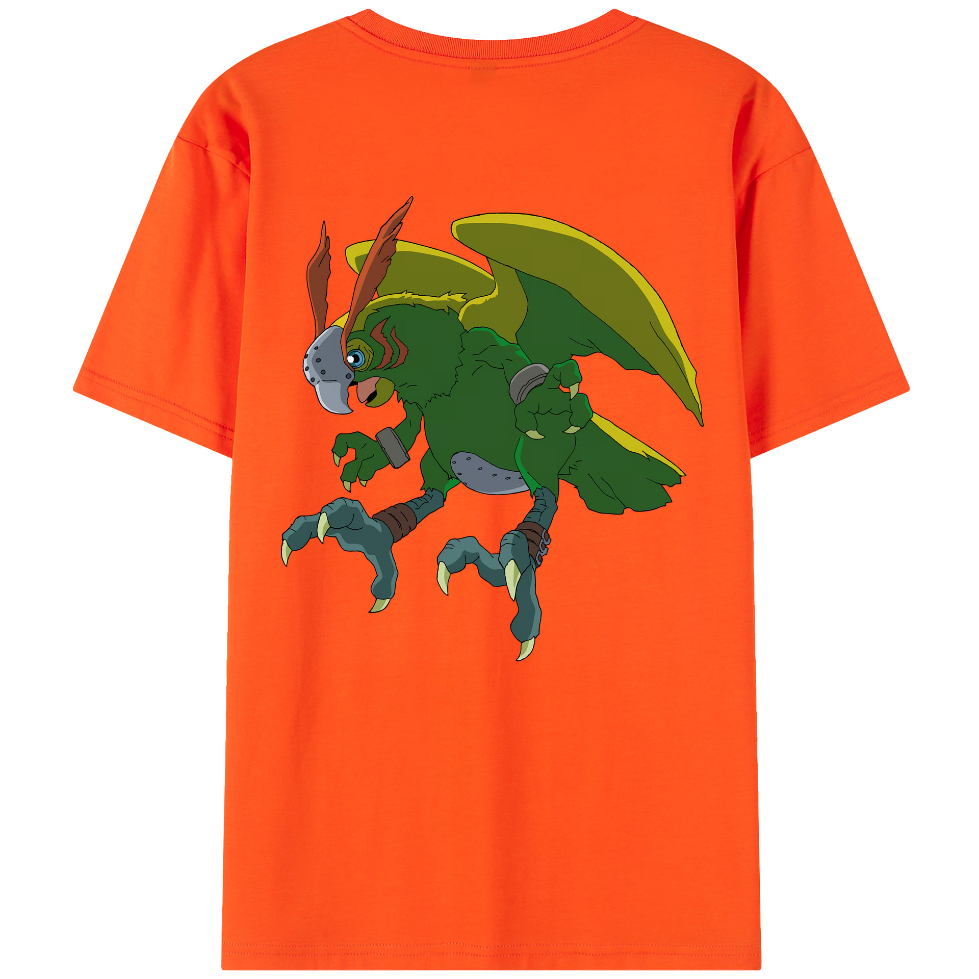 （画像用） Digimon デジタルモンスター/デジモン 綿100％半袖Tシャツ（背面プリント）