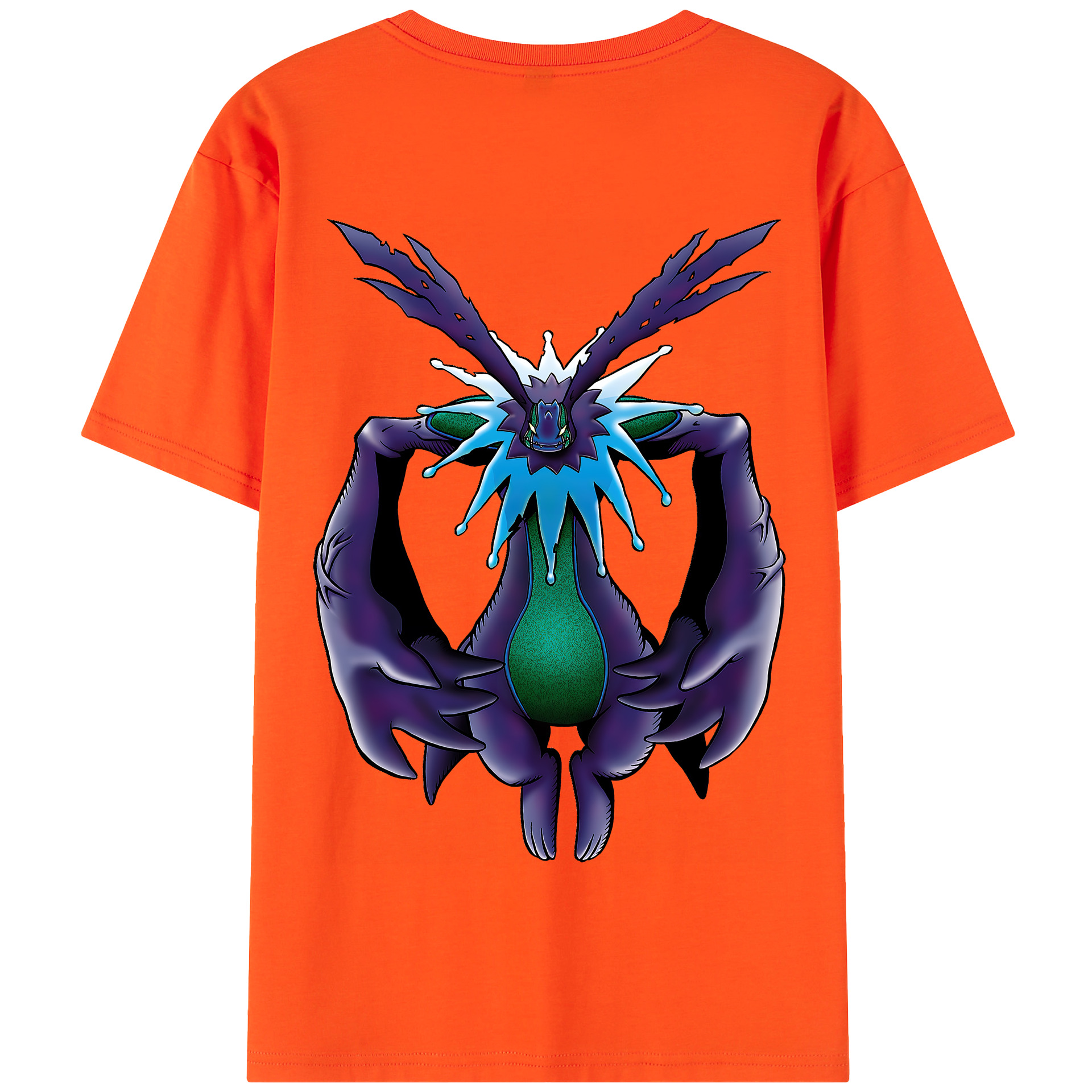（画像用） Digimon デジタルモンスター/デジモン 綿100％半袖Tシャツ（背面プリント）
