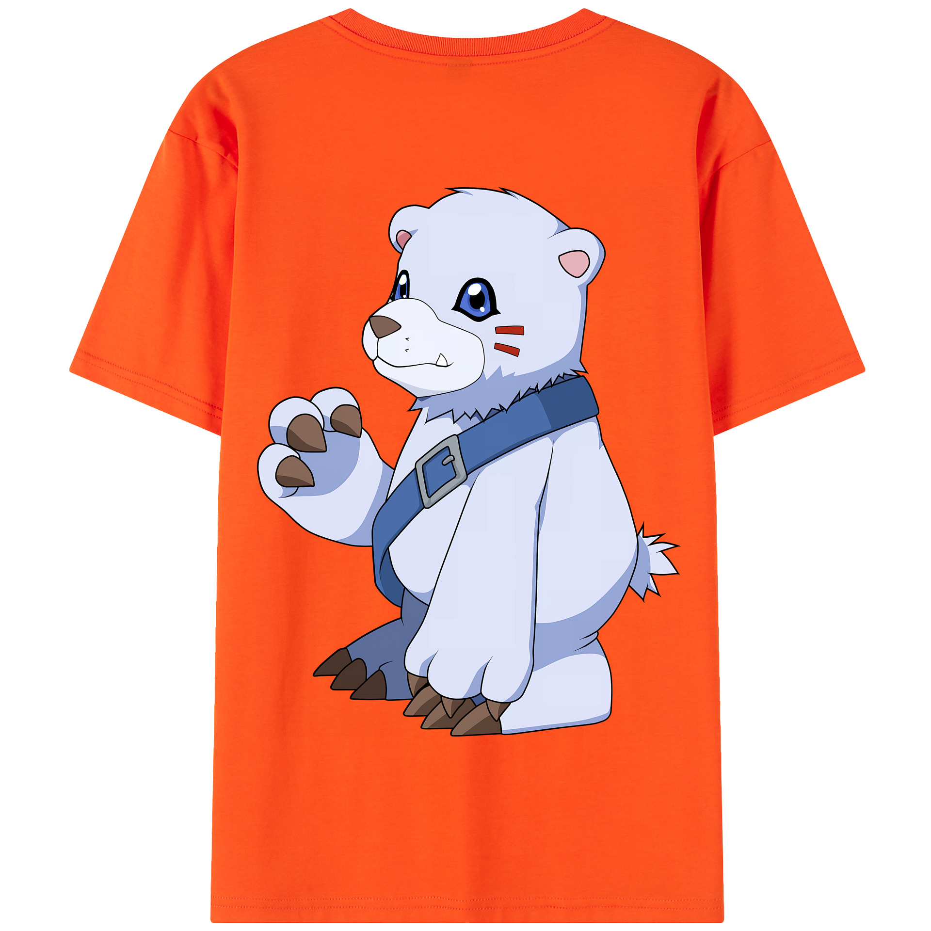 （画像用） Digimon デジタルモンスター/デジモン 綿100％半袖Tシャツ（背面プリント）