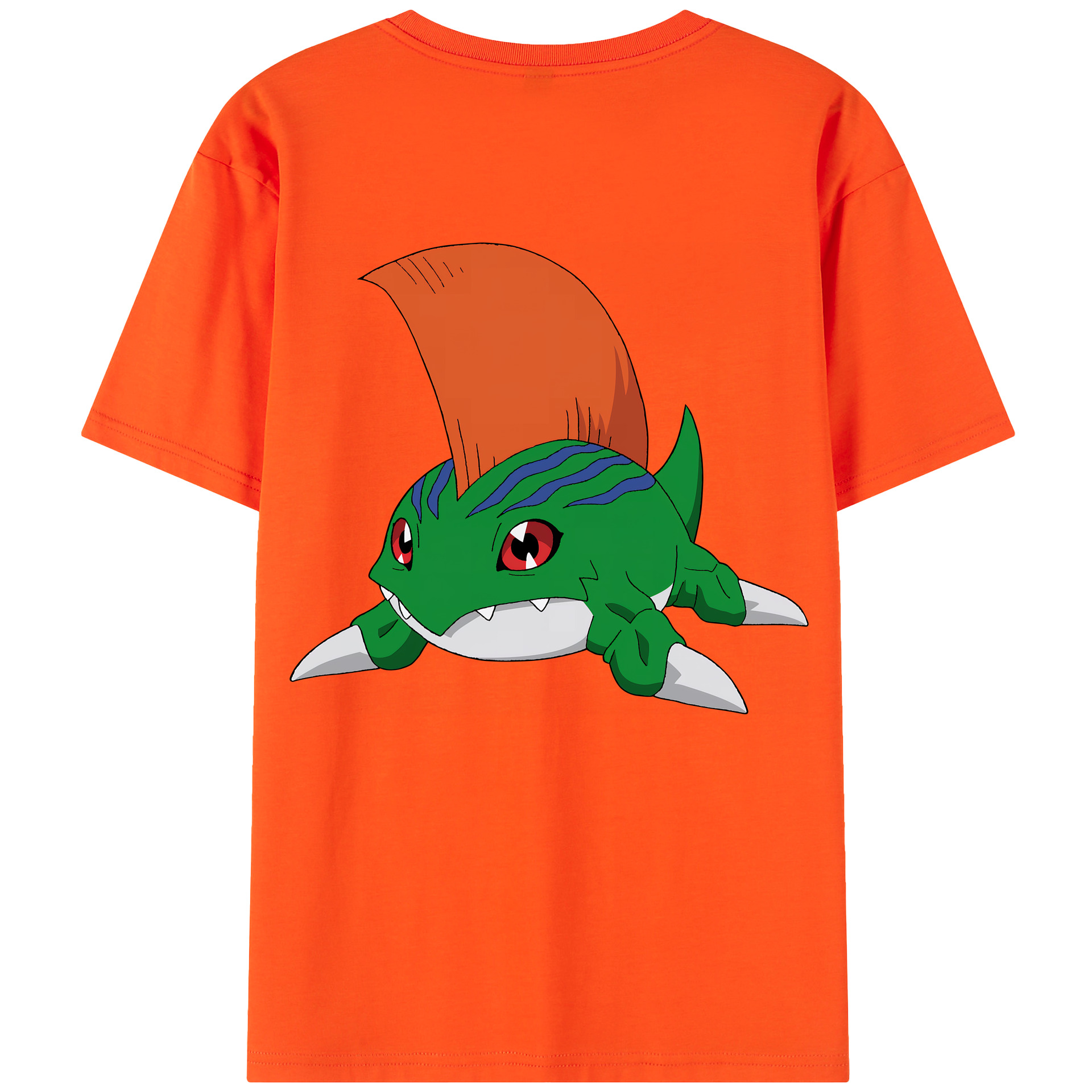 （画像用） Digimon デジタルモンスター/デジモン 綿100％半袖Tシャツ（背面プリント）