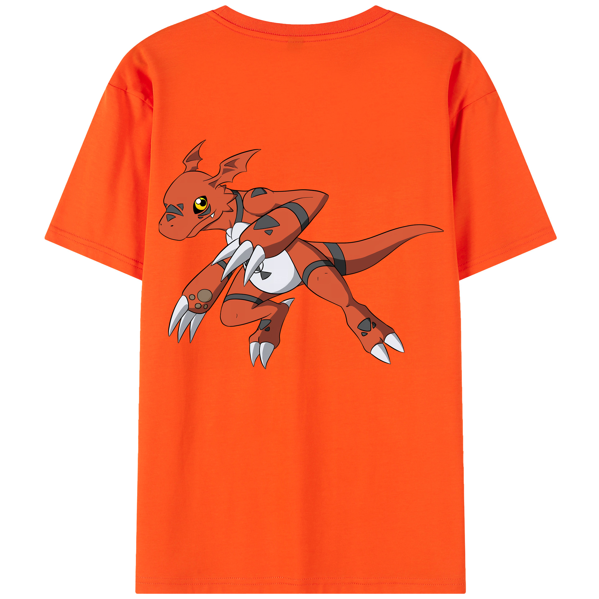 （画像用） Digimon デジタルモンスター/デジモン 綿100％半袖Tシャツ（背面プリント）