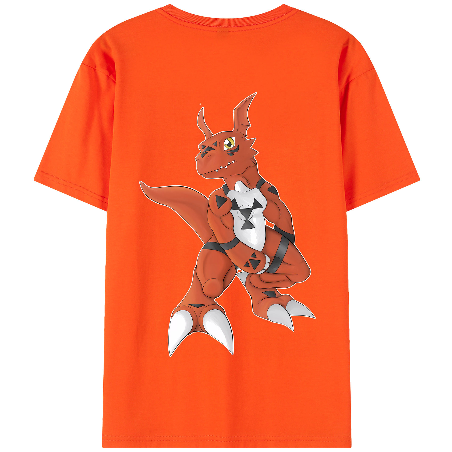 （画像用） Digimon デジタルモンスター/デジモン 綿100％半袖Tシャツ（背面プリント）