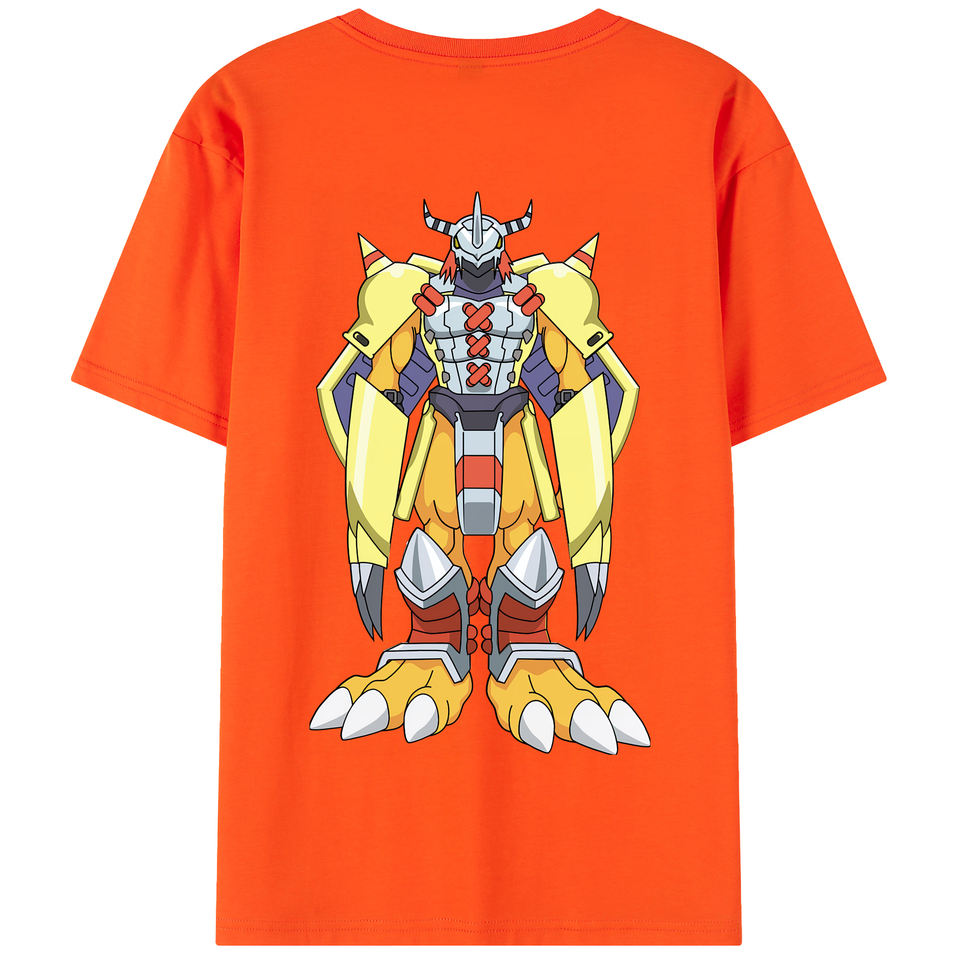 （画像用） Digimon デジタルモンスター/デジモン 綿100％半袖Tシャツ（背面プリント）
