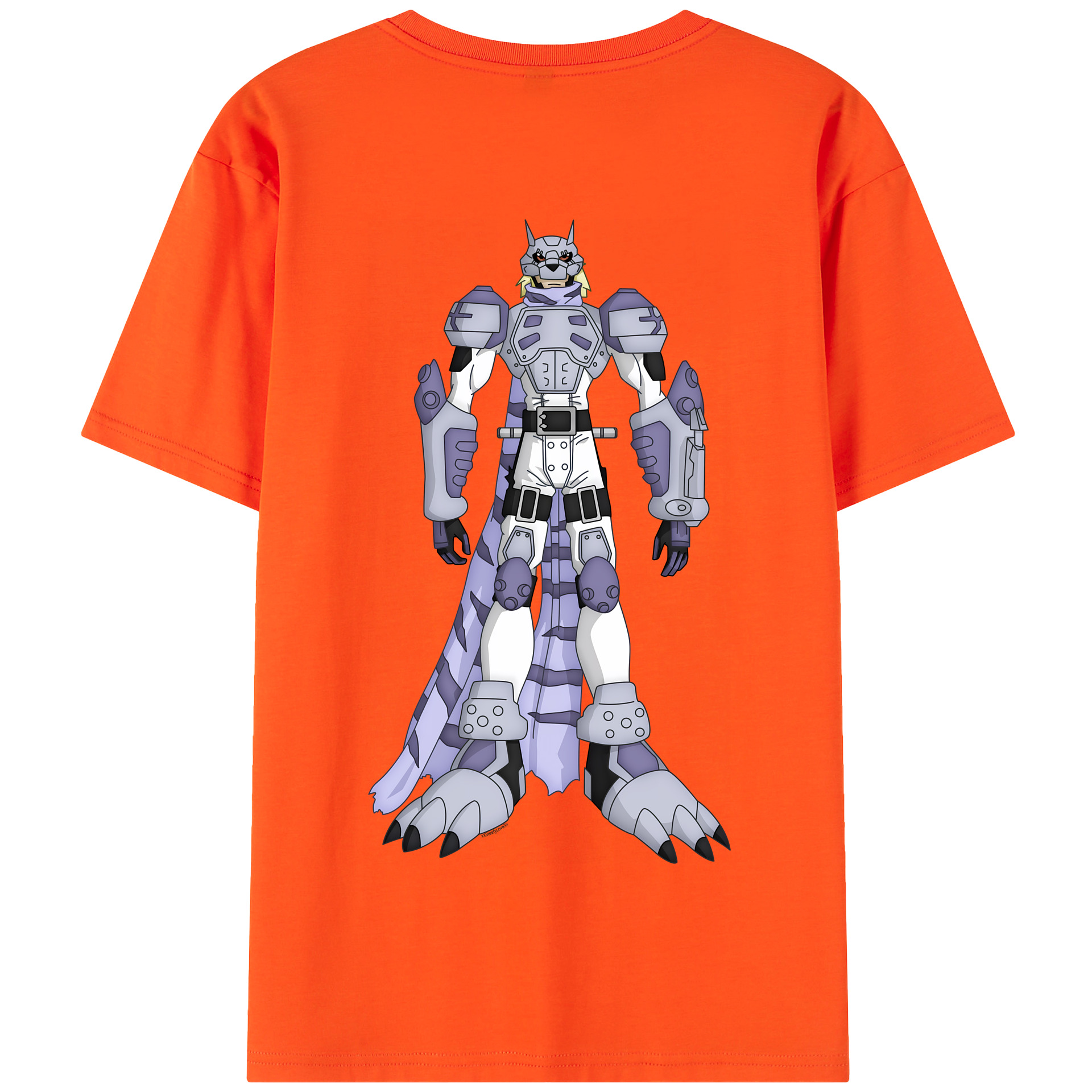 （画像用） Digimon デジタルモンスター/デジモン 綿100％半袖Tシャツ（背面プリント）