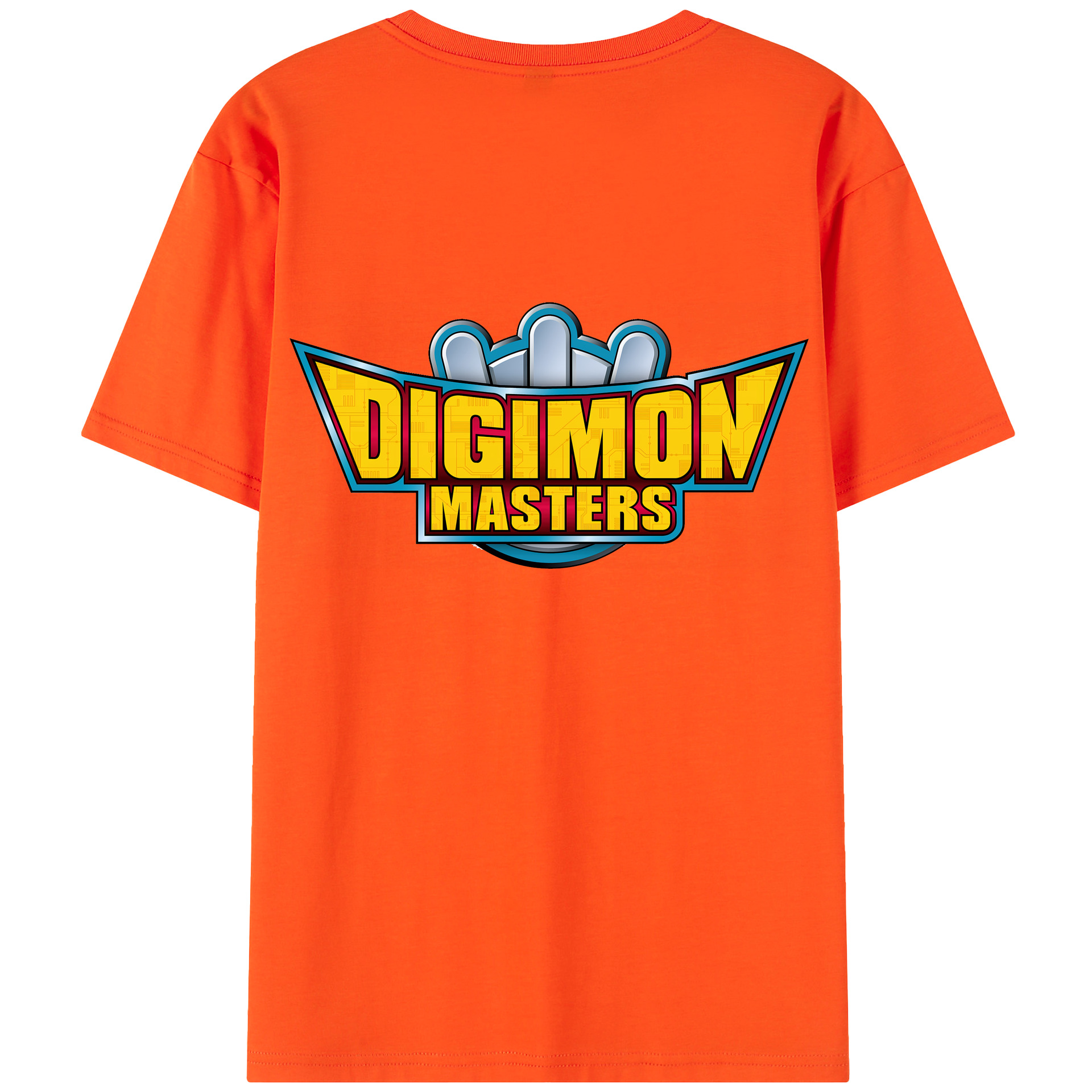 （画像用） Digimon デジタルモンスター/デジモン 綿100％半袖Tシャツ（背面プリント）