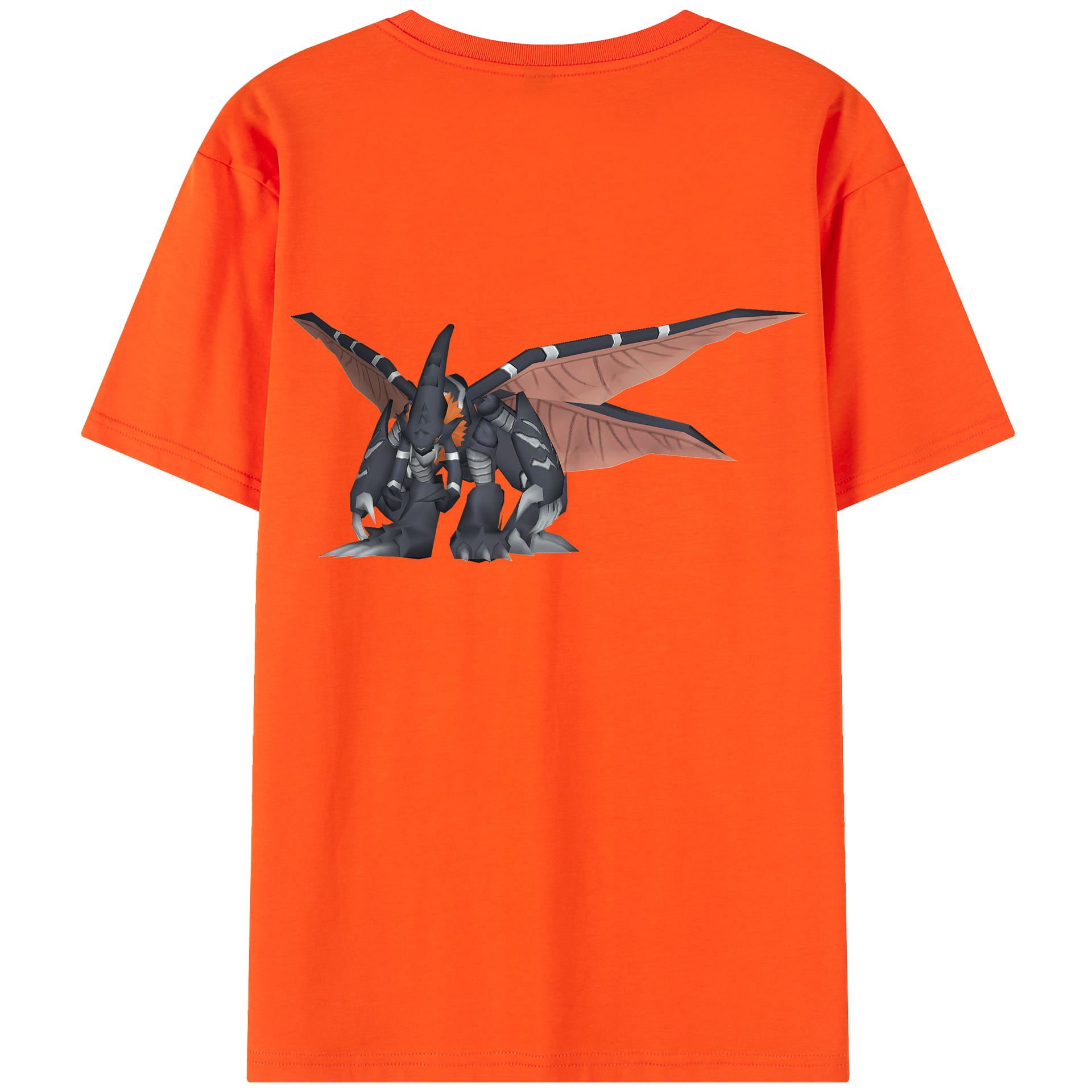 （画像用） Digimon デジタルモンスター/デジモン 綿100％半袖Tシャツ（背面プリント）