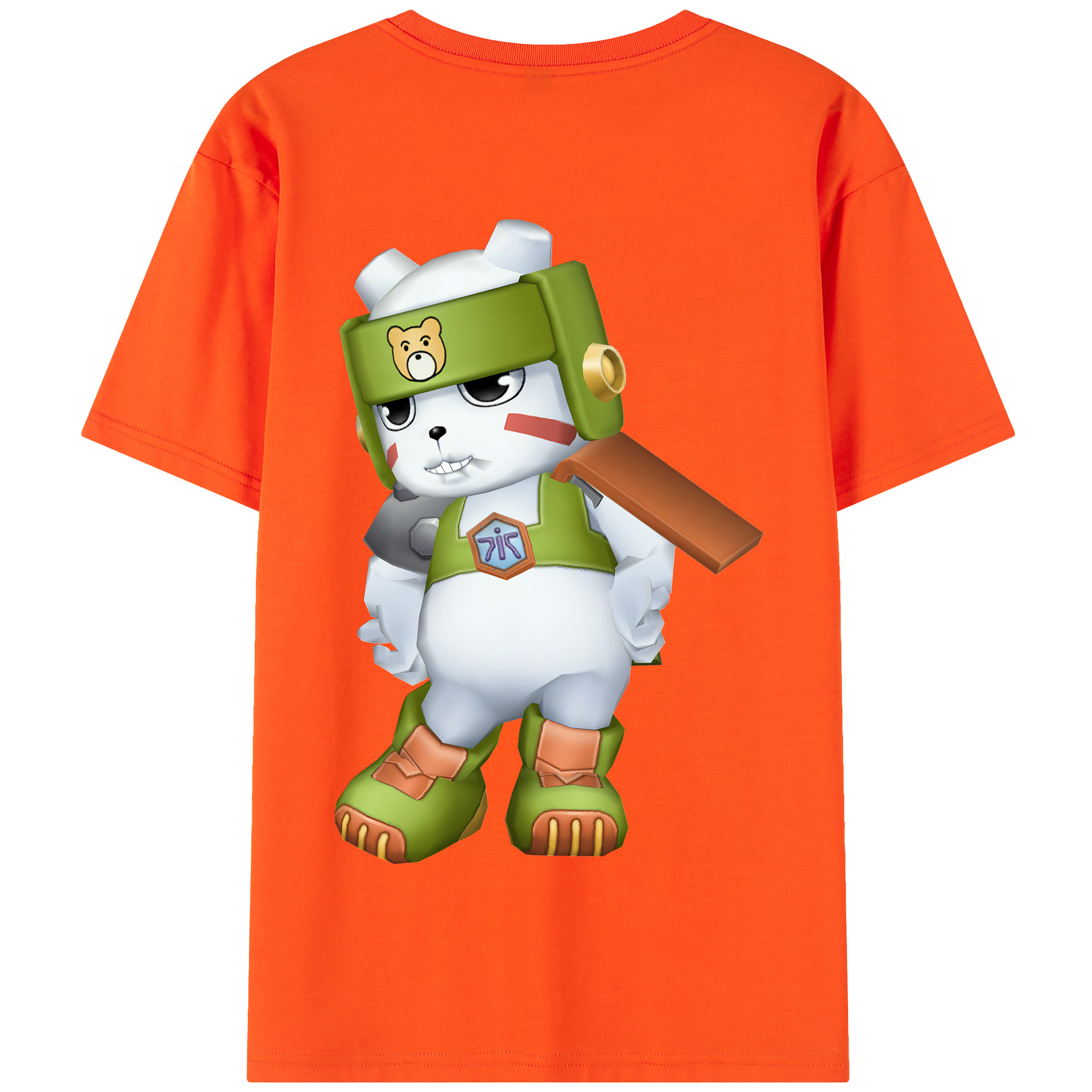 （画像用） Digimon デジタルモンスター/デジモン 綿100％半袖Tシャツ（背面プリント）
