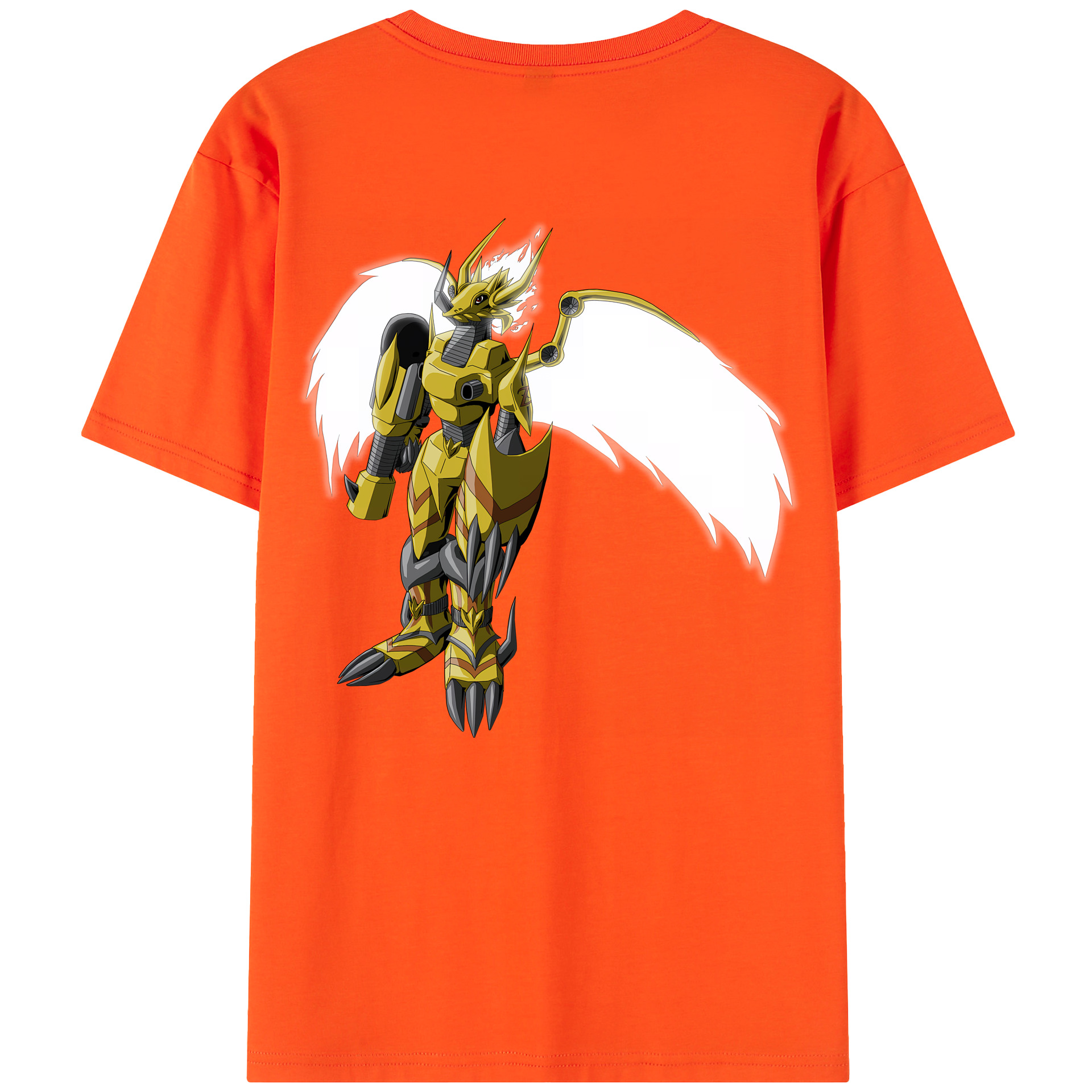 （画像用） Digimon デジタルモンスター/デジモン 綿100％半袖Tシャツ（背面プリント）