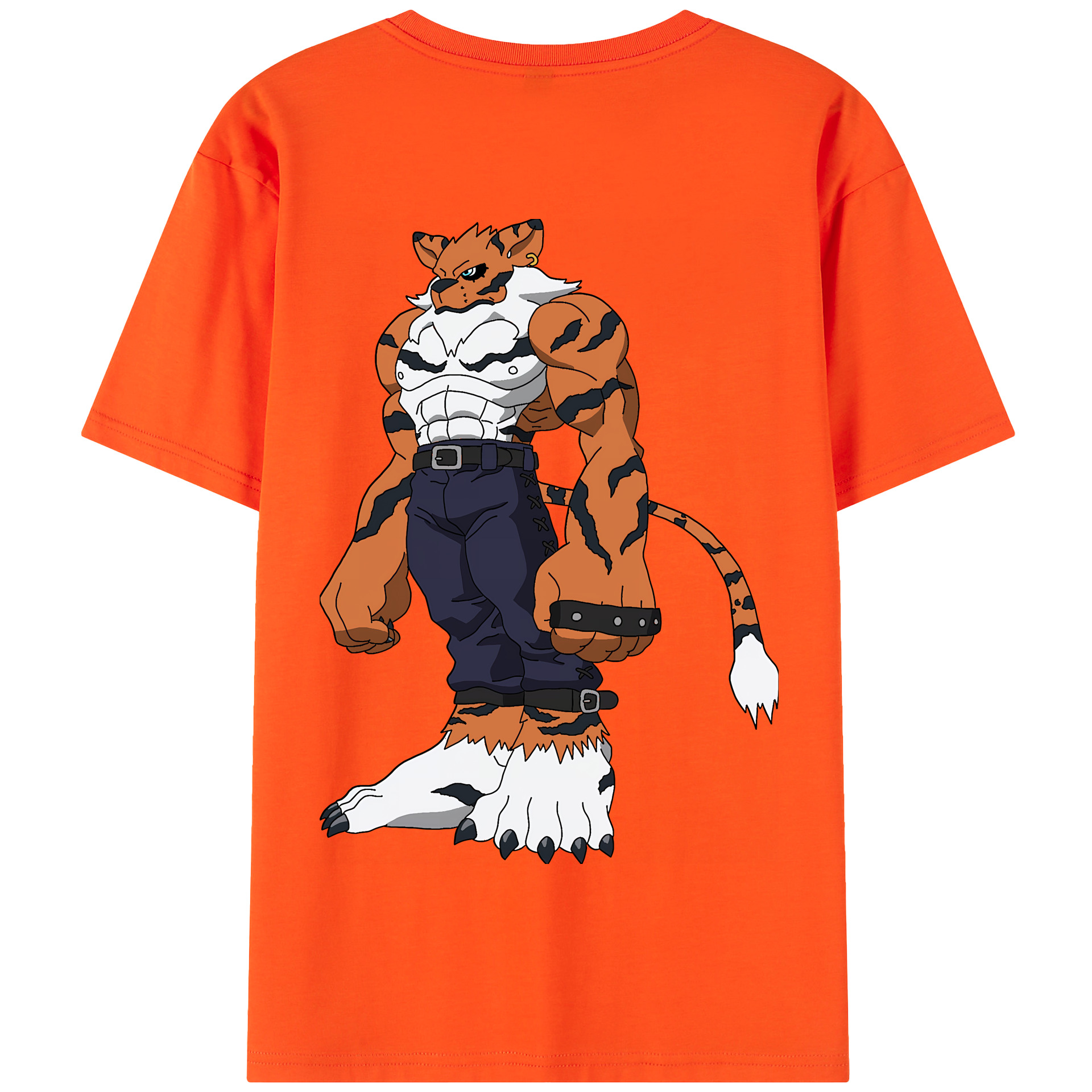 （画像用） Digimon デジタルモンスター/デジモン 綿100％半袖Tシャツ（背面プリント）