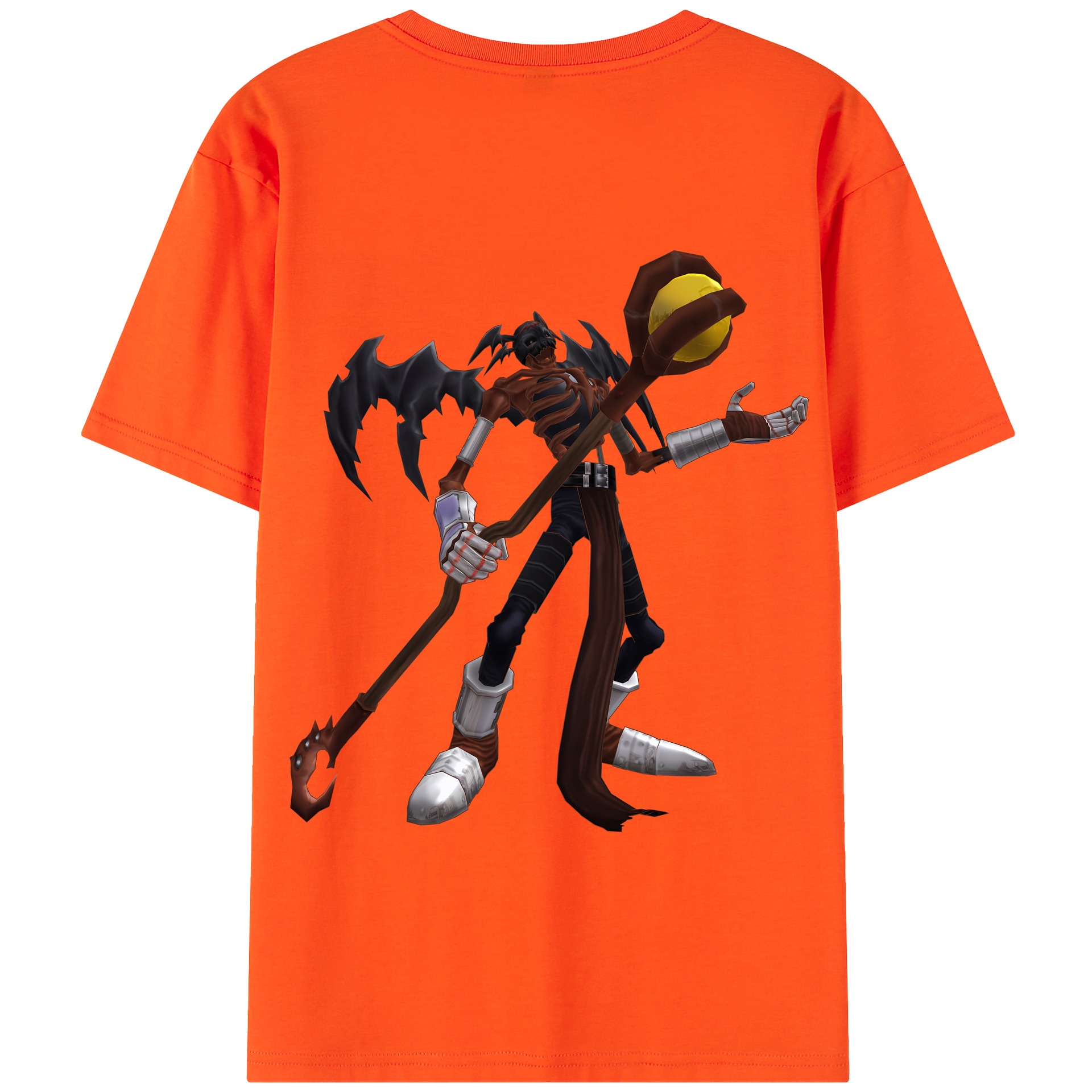 （画像用） Digimon デジタルモンスター/デジモン 綿100％半袖Tシャツ（背面プリント）