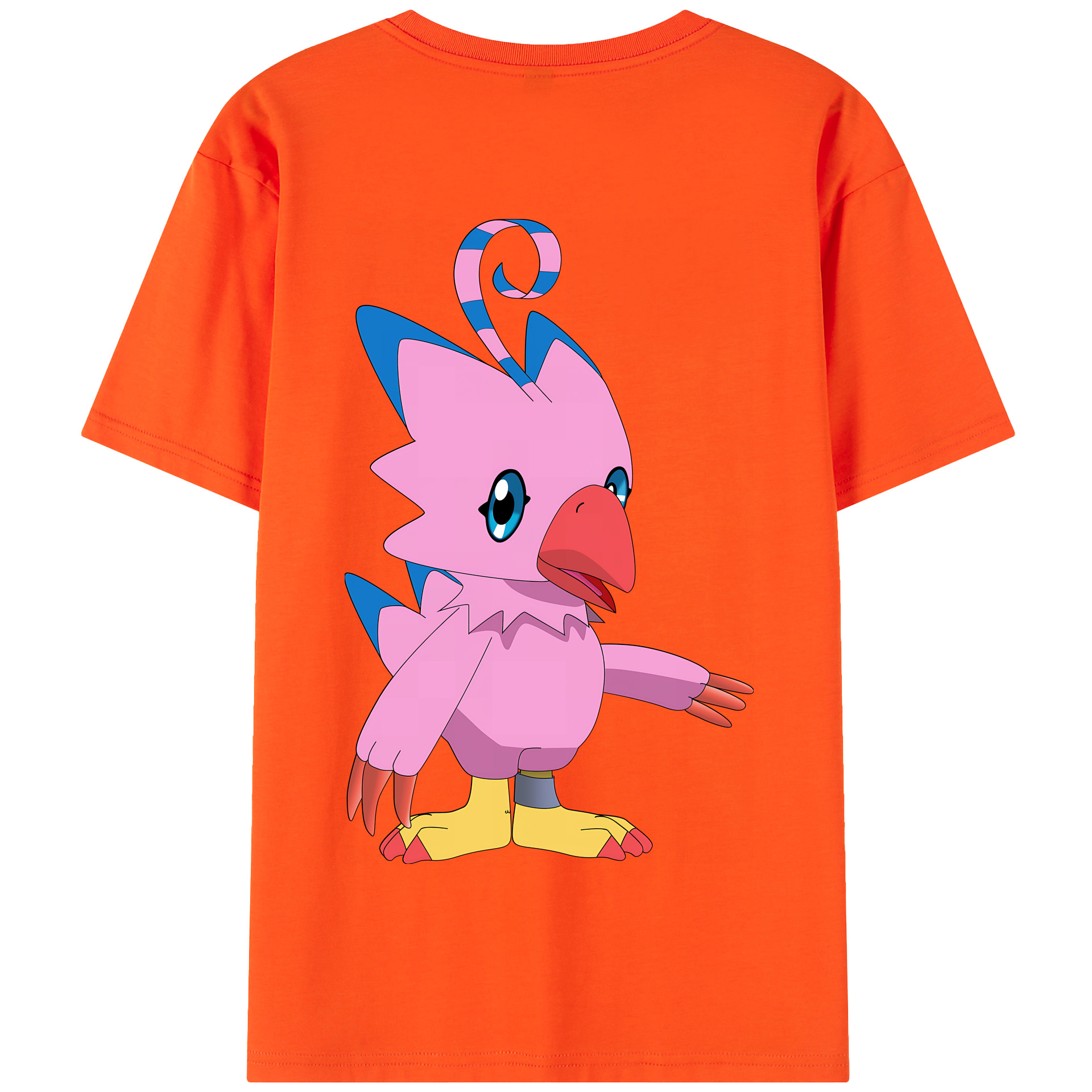 （画像用） Digimon デジタルモンスター/デジモン 綿100％半袖Tシャツ（背面プリント）