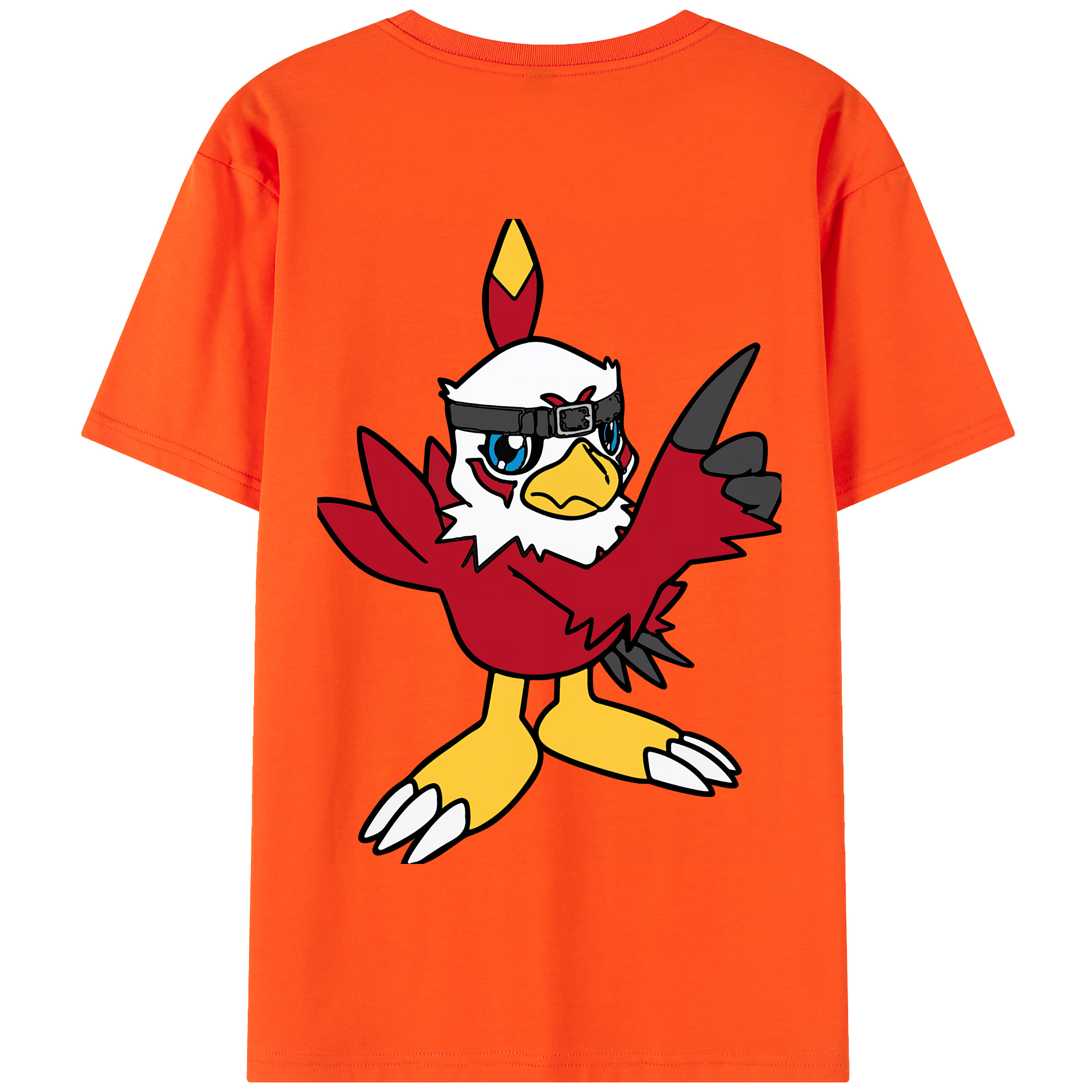 （画像用） Digimon デジタルモンスター/デジモン 綿100％半袖Tシャツ（背面プリント）