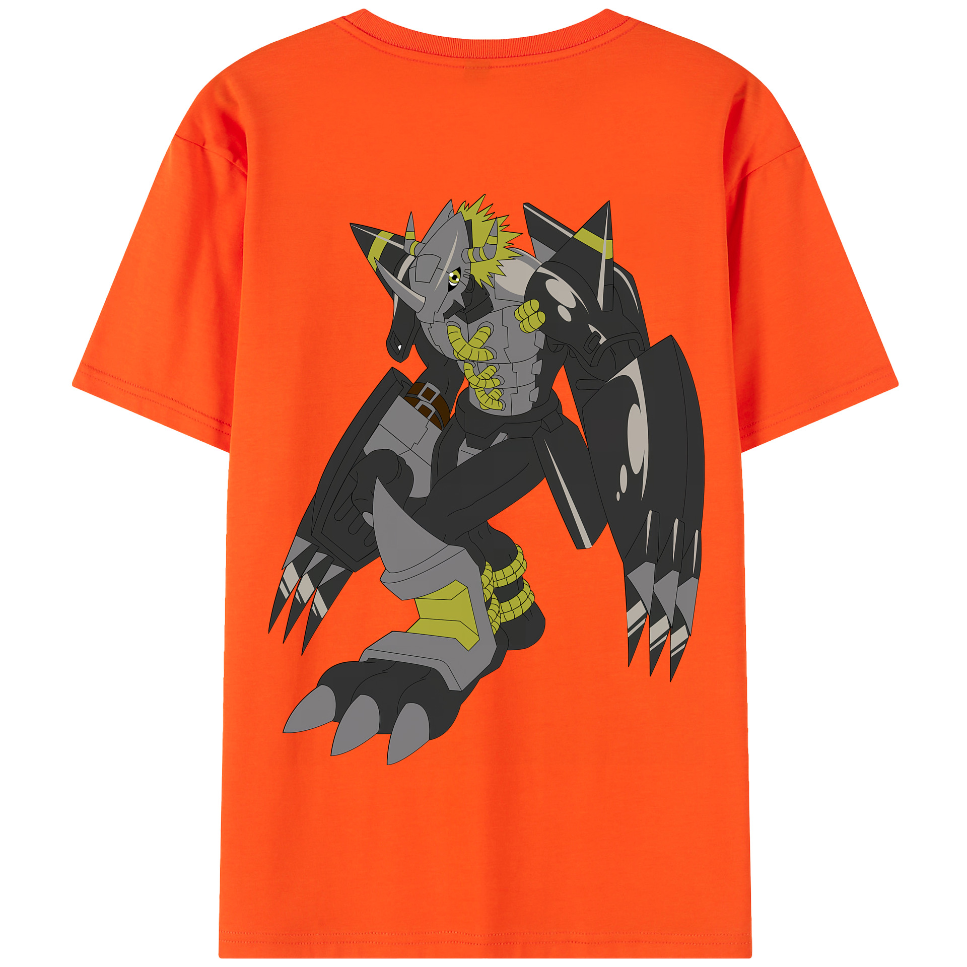（画像用） Digimon デジタルモンスター/デジモン 綿100％半袖Tシャツ（背面プリント）