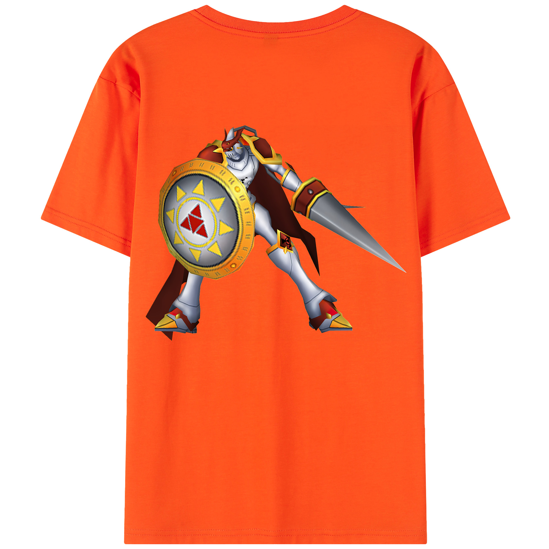 （画像用） Digimon デジタルモンスター/デジモン 綿100％半袖Tシャツ（背面プリント）