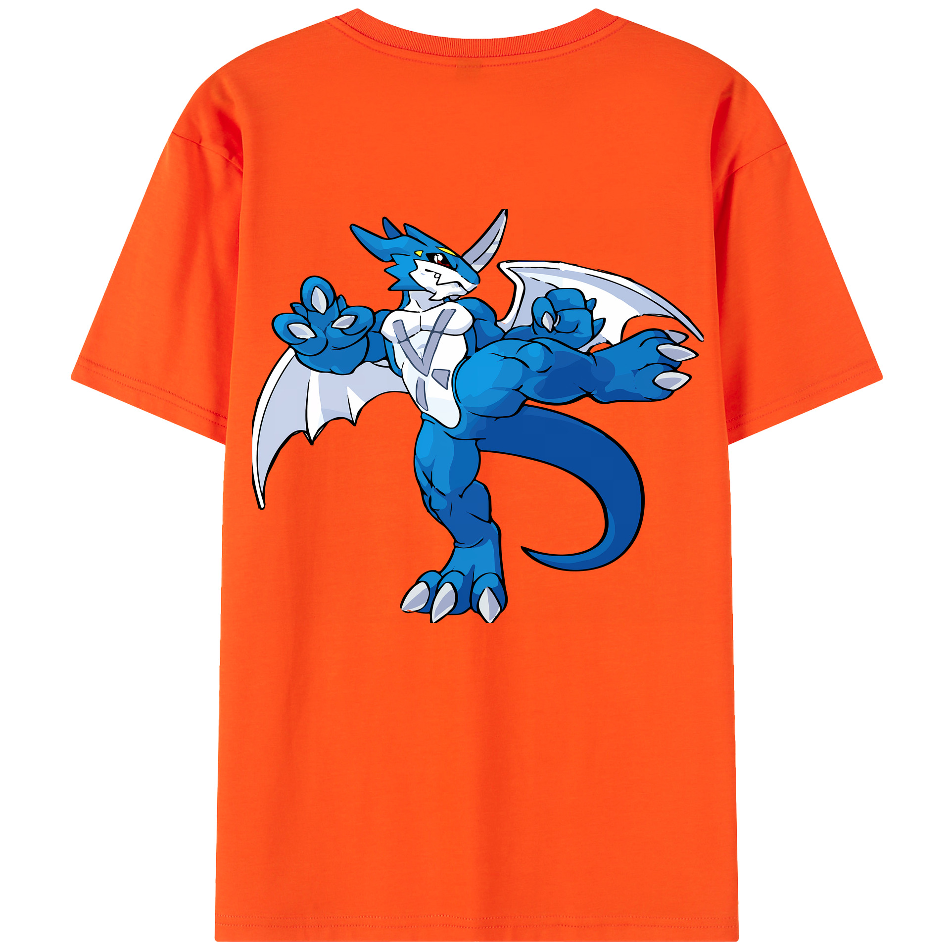 （画像用） Digimon デジタルモンスター/デジモン 綿100％半袖Tシャツ（背面プリント）