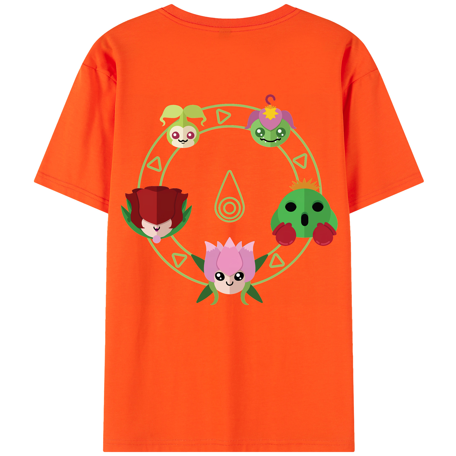 （画像用） Digimon デジタルモンスター/デジモン 綿100％半袖Tシャツ（背面プリント）