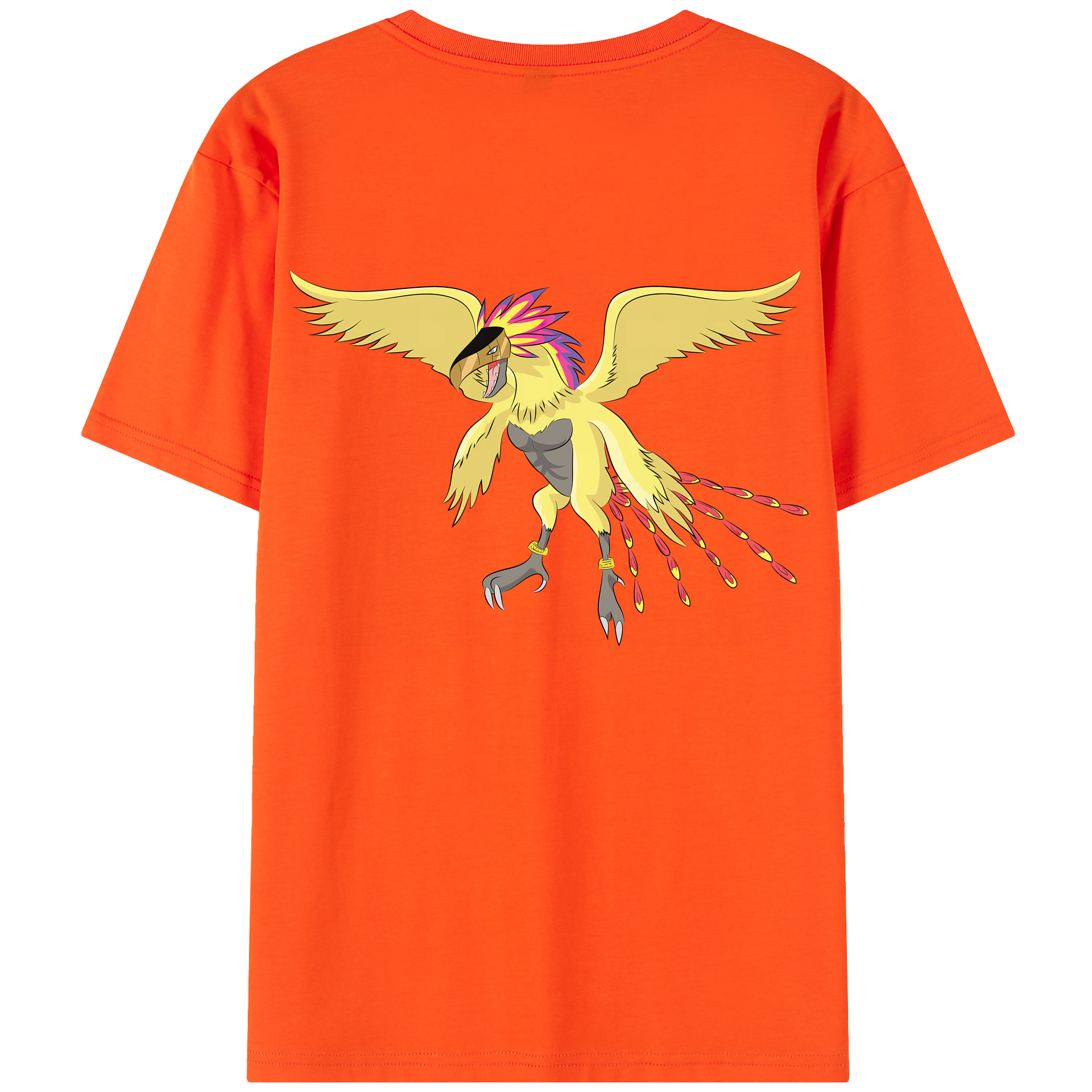 （画像用） Digimon デジタルモンスター/デジモン 綿100％半袖Tシャツ（背面プリント）