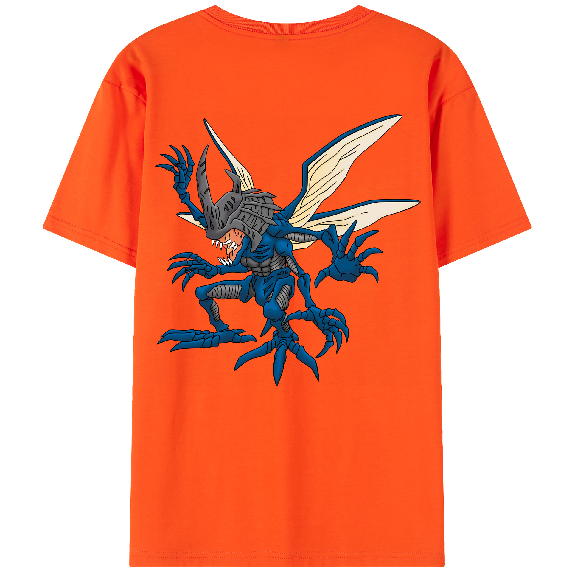 （画像用） Digimon デジタルモンスター/デジモン 綿100％半袖Tシャツ（背面プリント）