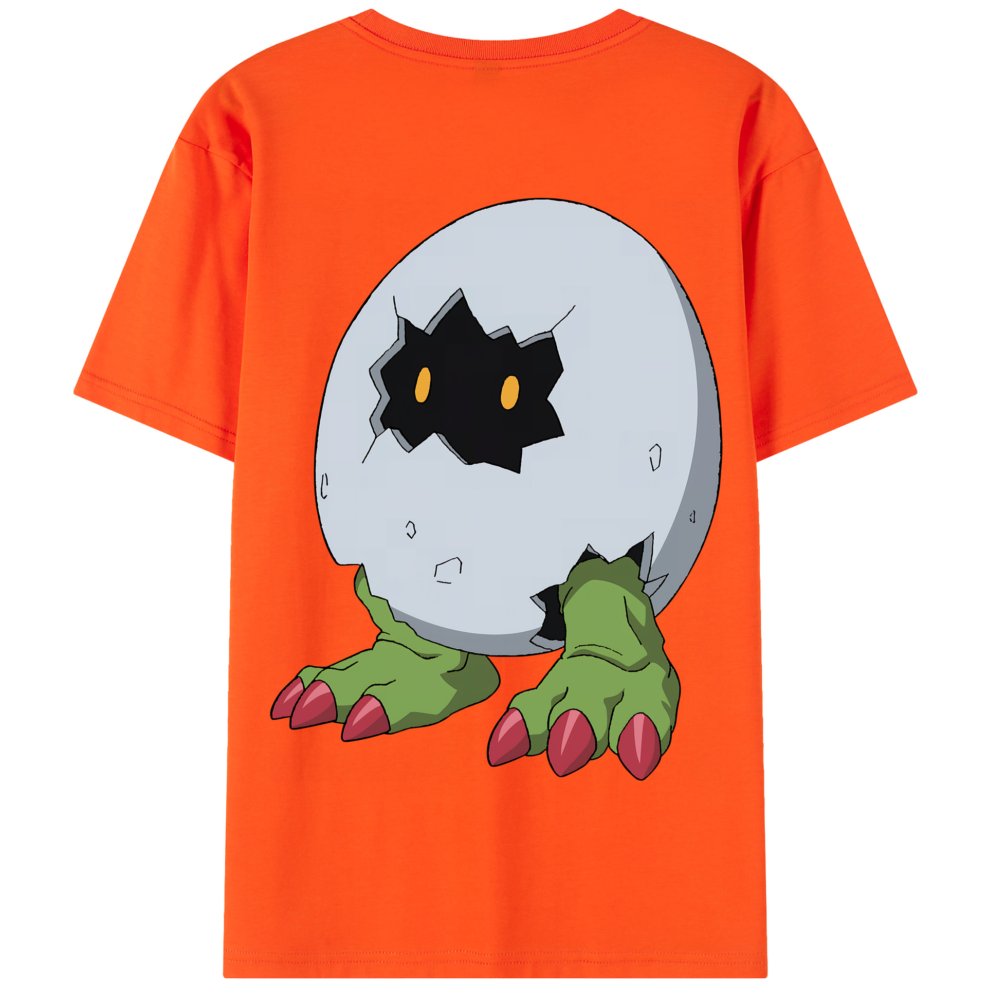 （画像用） Digimon デジタルモンスター/デジモン 綿100％半袖Tシャツ（背面プリント）