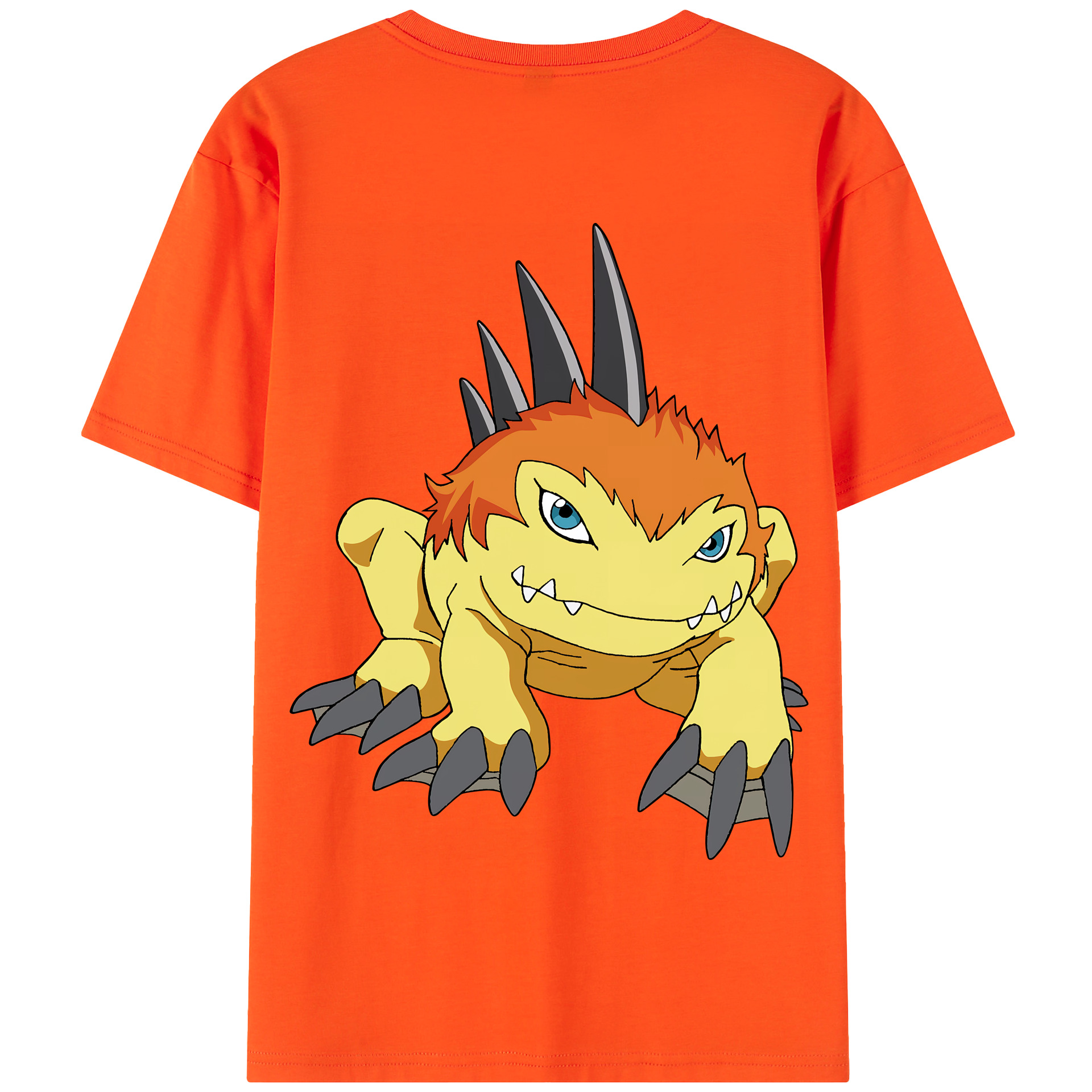 （画像用） Digimon デジタルモンスター/デジモン 綿100％半袖Tシャツ（背面プリント）
