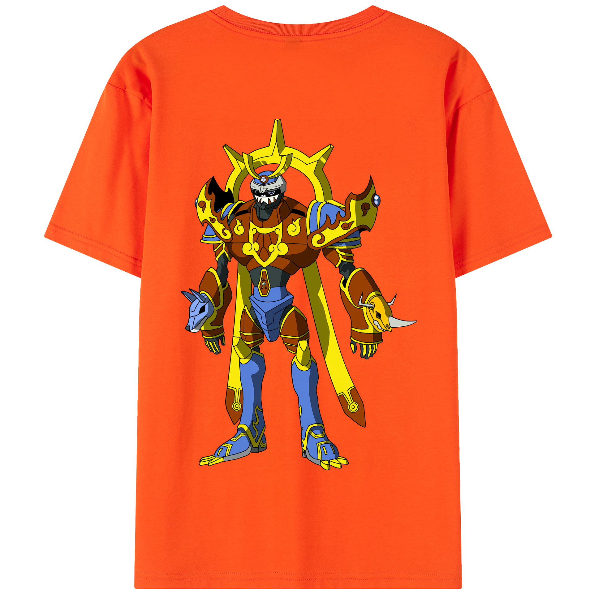 （画像用） Digimon デジタルモンスター/デジモン 綿100％半袖Tシャツ（背面プリント）