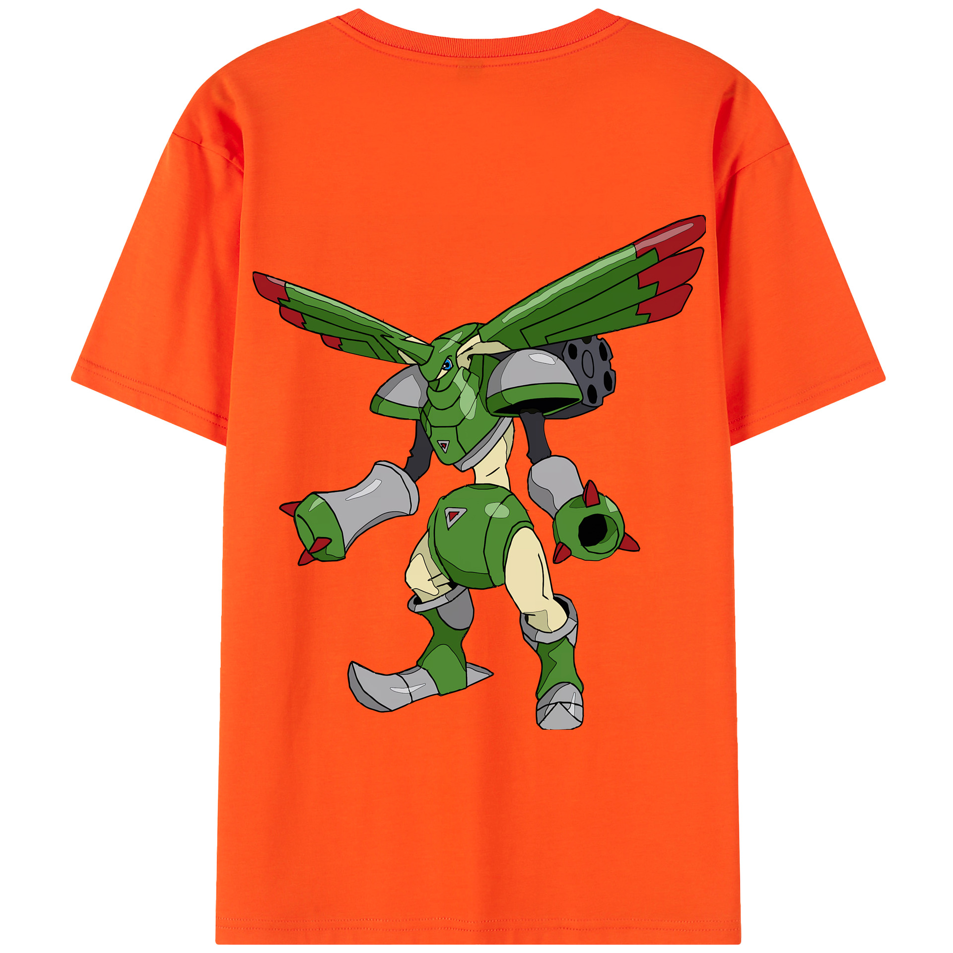 （画像用） Digimon デジタルモンスター/デジモン 綿100％半袖Tシャツ（背面プリント）