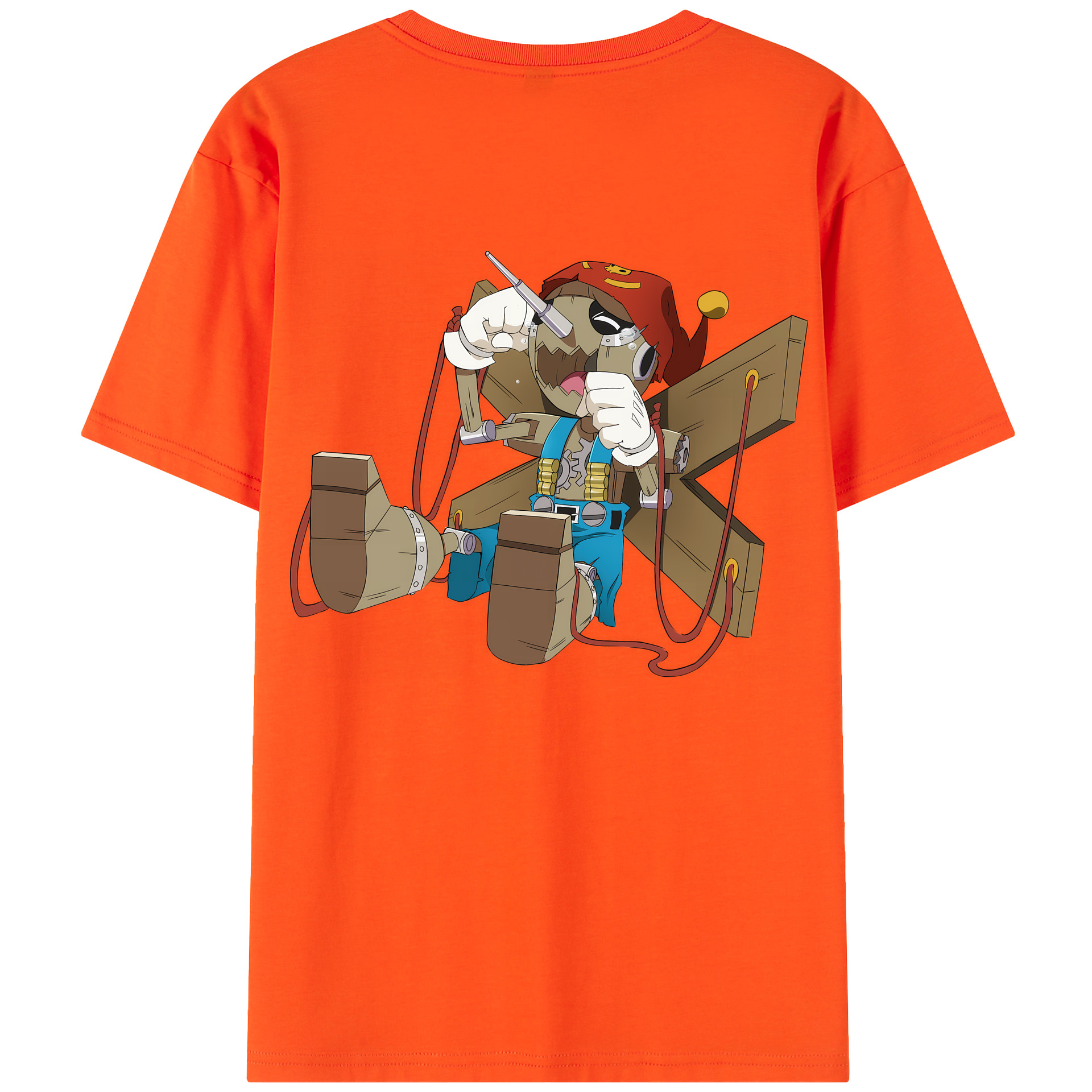 （画像用） Digimon デジタルモンスター/デジモン 綿100％半袖Tシャツ（背面プリント）
