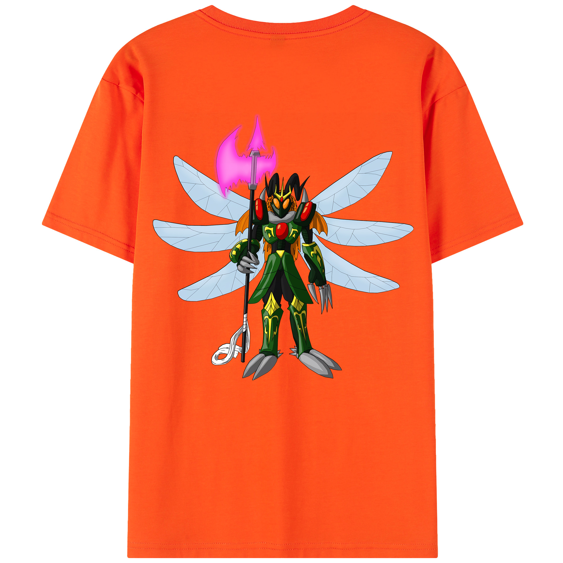 （画像用） Digimon デジタルモンスター/デジモン 綿100％半袖Tシャツ（背面プリント）