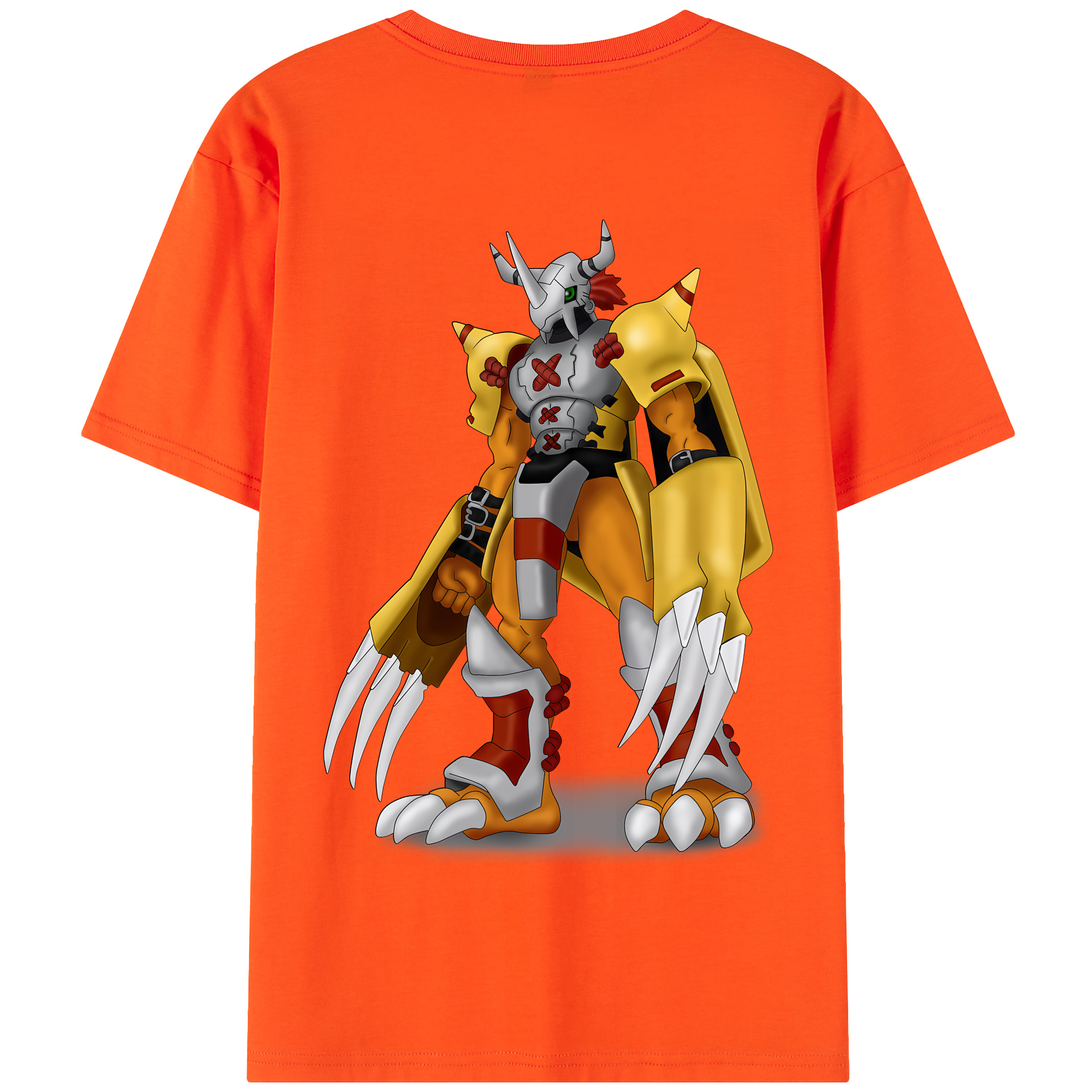 （画像用） Digimon デジタルモンスター/デジモン 綿100％半袖Tシャツ（背面プリント）