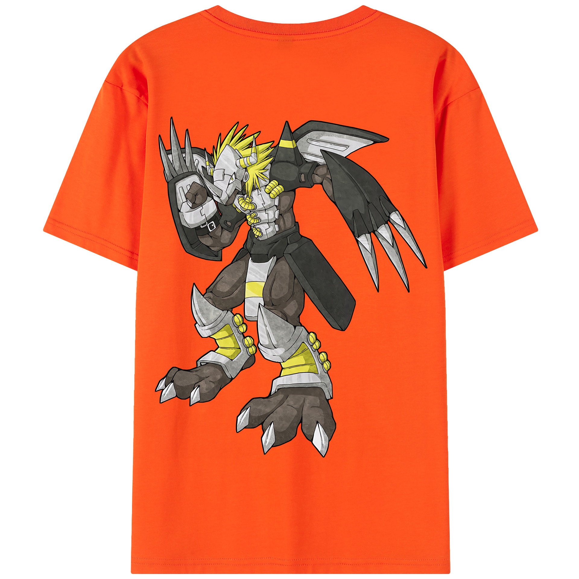 （画像用） Digimon デジタルモンスター/デジモン 綿100％半袖Tシャツ（背面プリント）