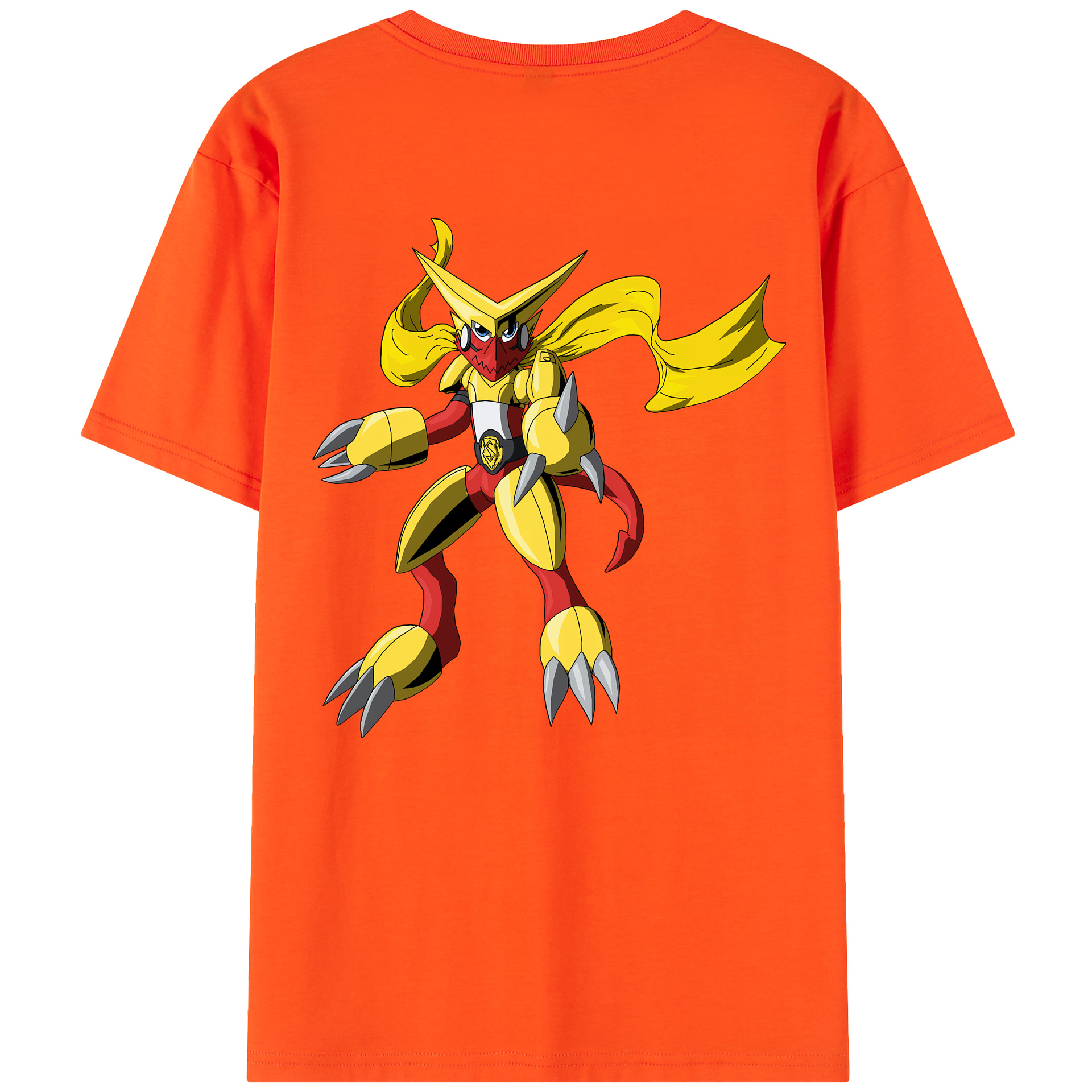 （画像用） Digimon デジタルモンスター/デジモン 綿100％半袖Tシャツ（背面プリント）