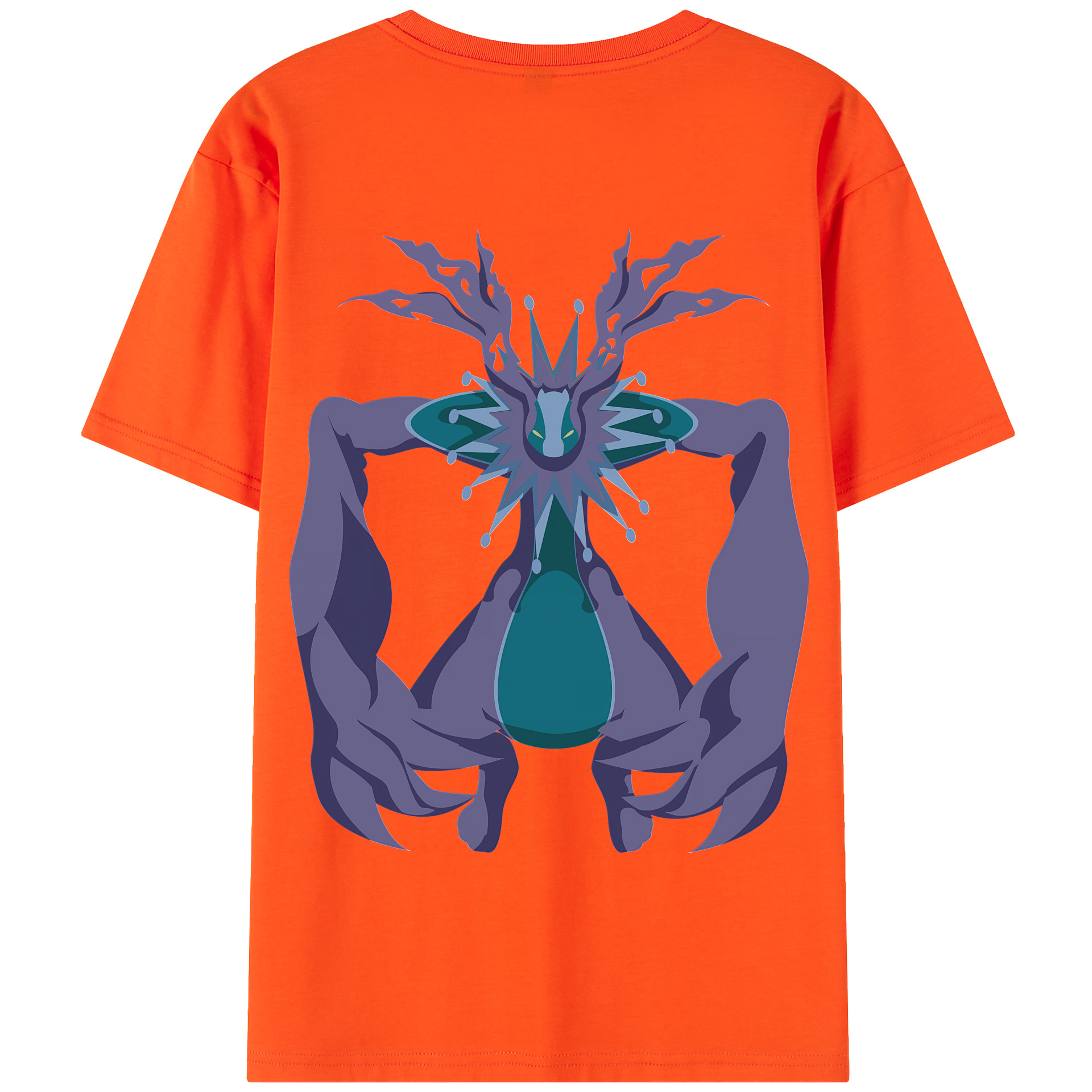 （画像用） Digimon デジタルモンスター/デジモン 綿100％半袖Tシャツ（背面プリント）
