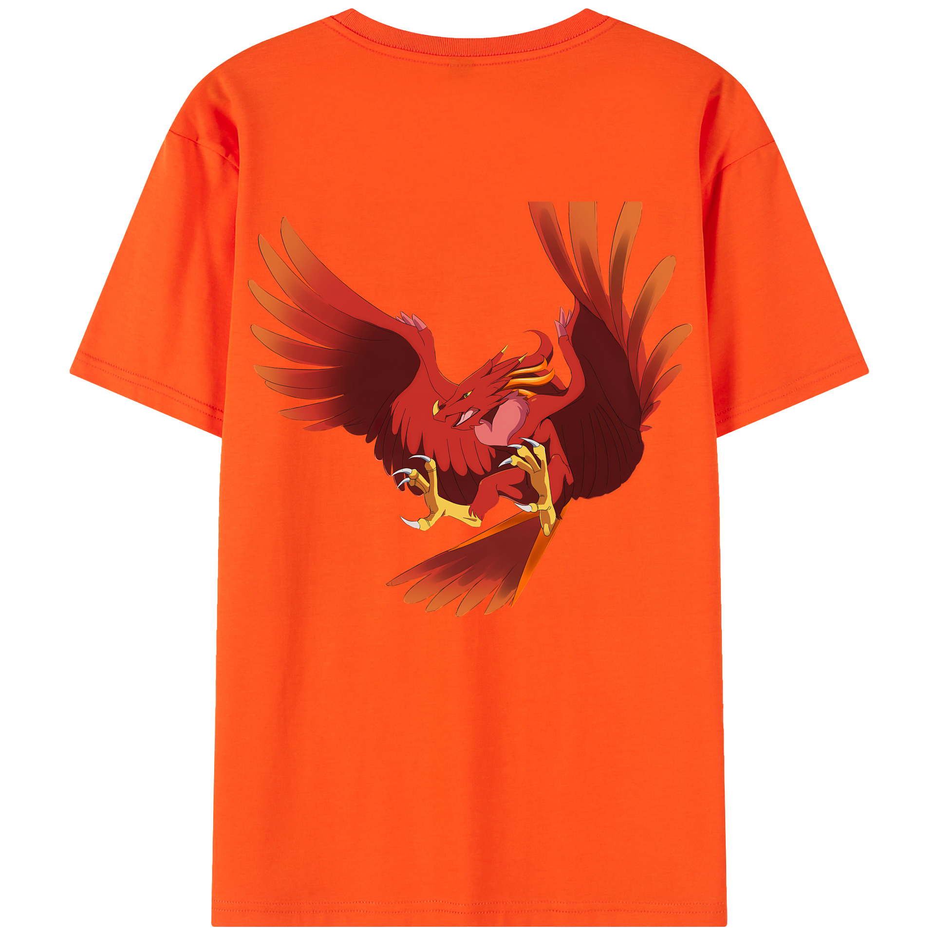 （画像用） Digimon デジタルモンスター/デジモン 綿100％半袖Tシャツ（背面プリント）