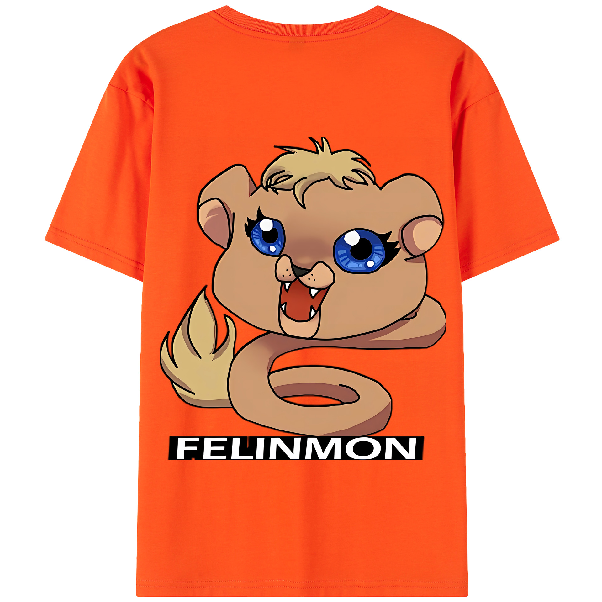 （画像用） Digimon デジタルモンスター/デジモン 綿100％半袖Tシャツ（背面プリント）