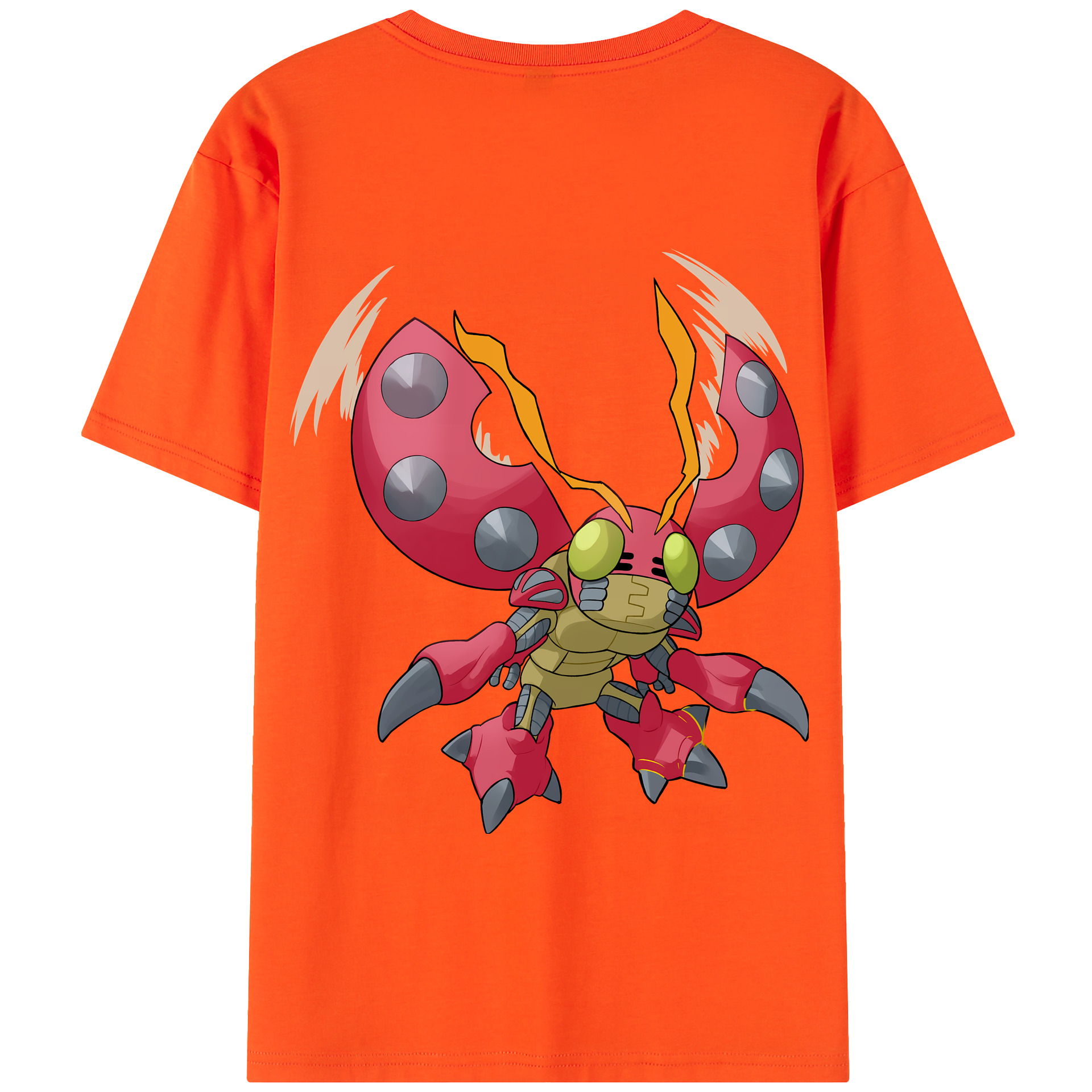 （画像用） Digimon デジタルモンスター/デジモン 綿100％半袖Tシャツ（背面プリント）