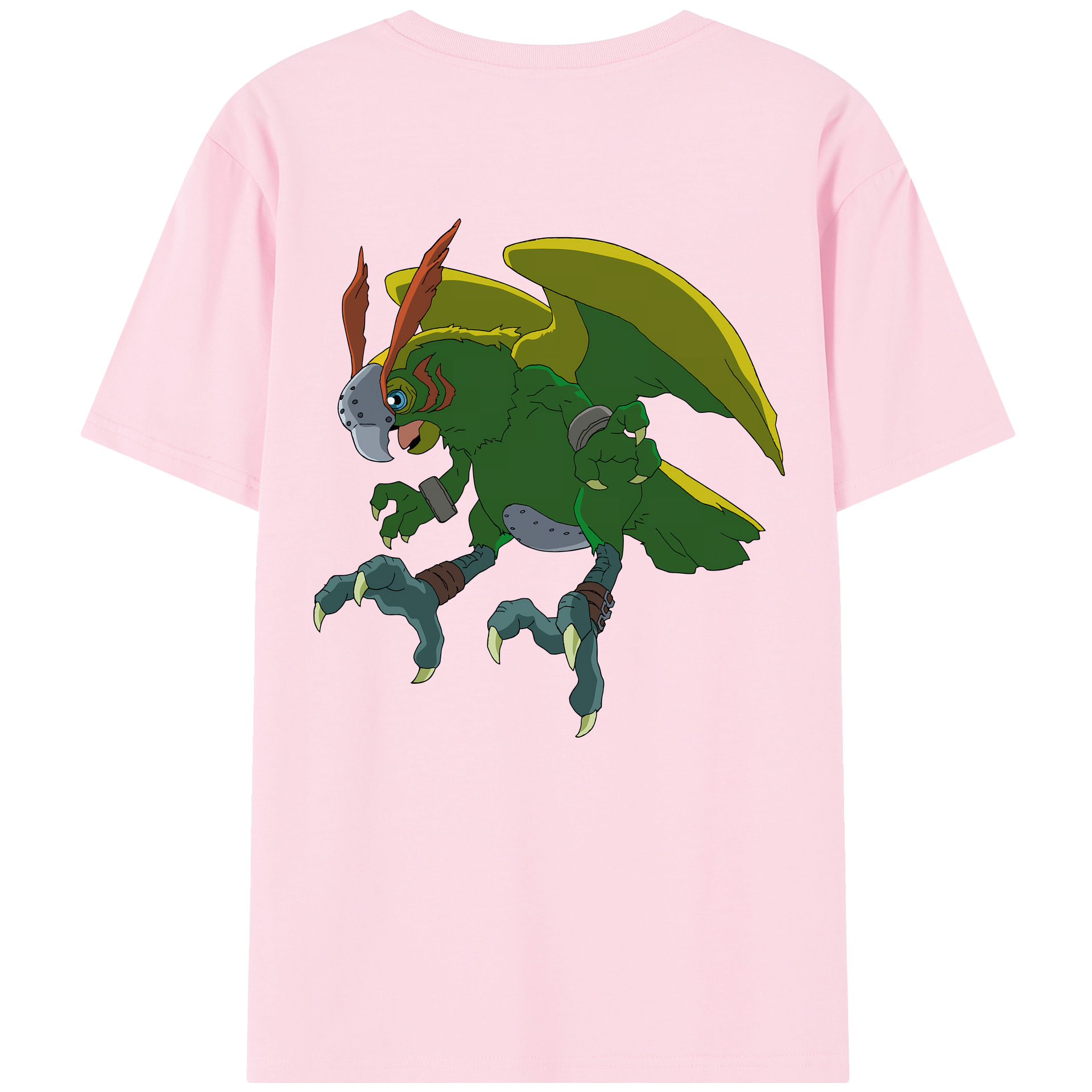 （画像用） Digimon デジタルモンスター/デジモン 綿100％半袖Tシャツ（背面プリント）