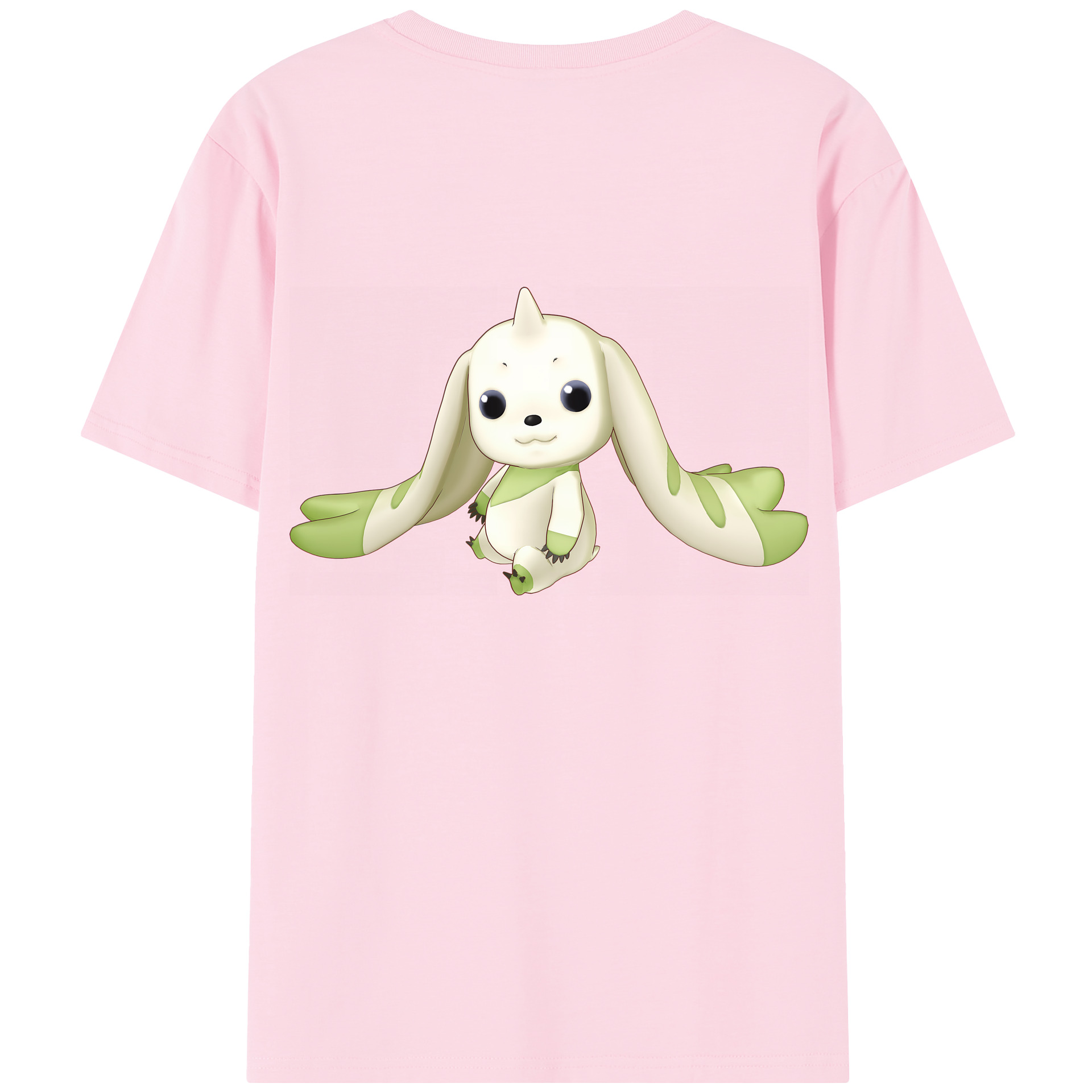 （画像用） Digimon デジタルモンスター/デジモン 綿100％半袖Tシャツ（背面プリント）