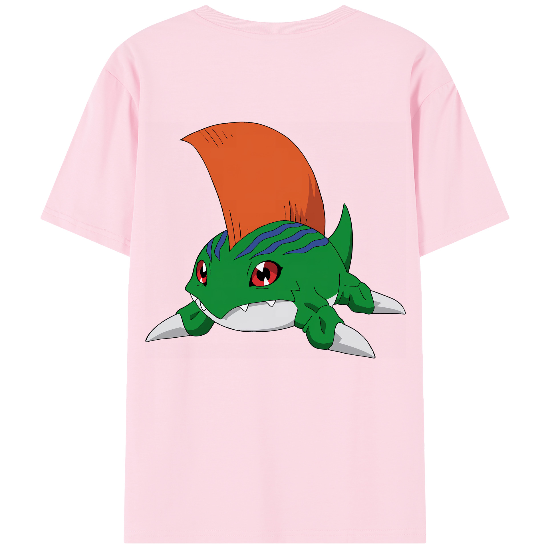 （画像用） Digimon デジタルモンスター/デジモン 綿100％半袖Tシャツ（背面プリント）