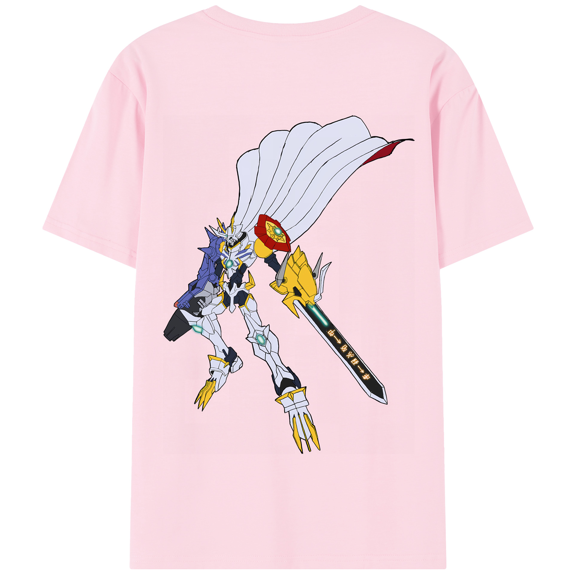 （画像用） Digimon デジタルモンスター/デジモン 綿100％半袖Tシャツ（背面プリント）
